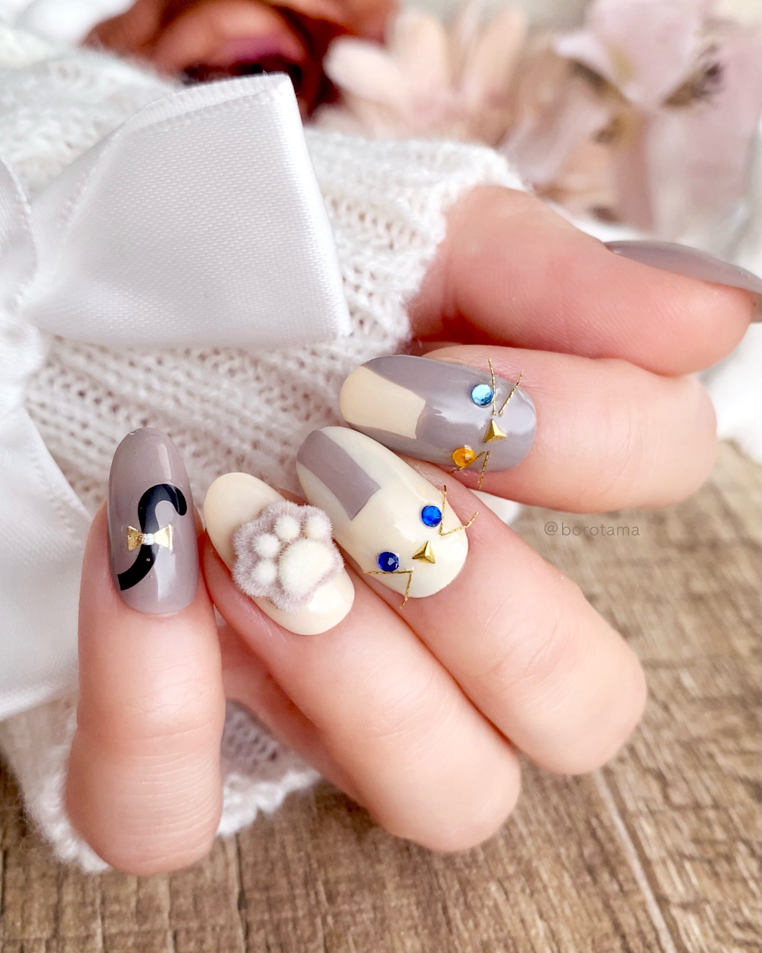 ネイルシール/セリア/ネイルシールを使ったクチコミ（2枚目）