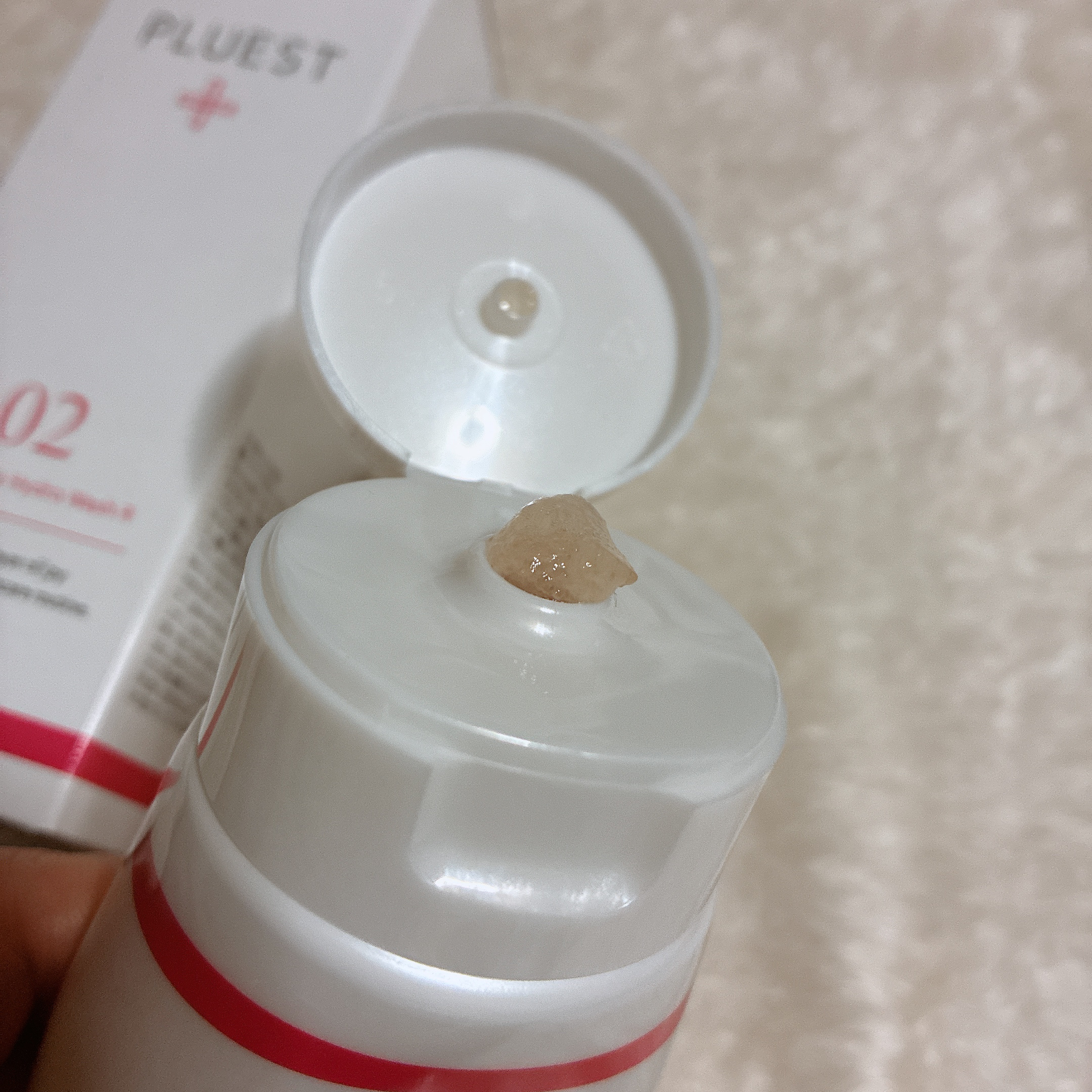 マンナンジェリーハイドロウォッシュ R/PLUEST/洗顔料を使ったクチコミ（3枚目）