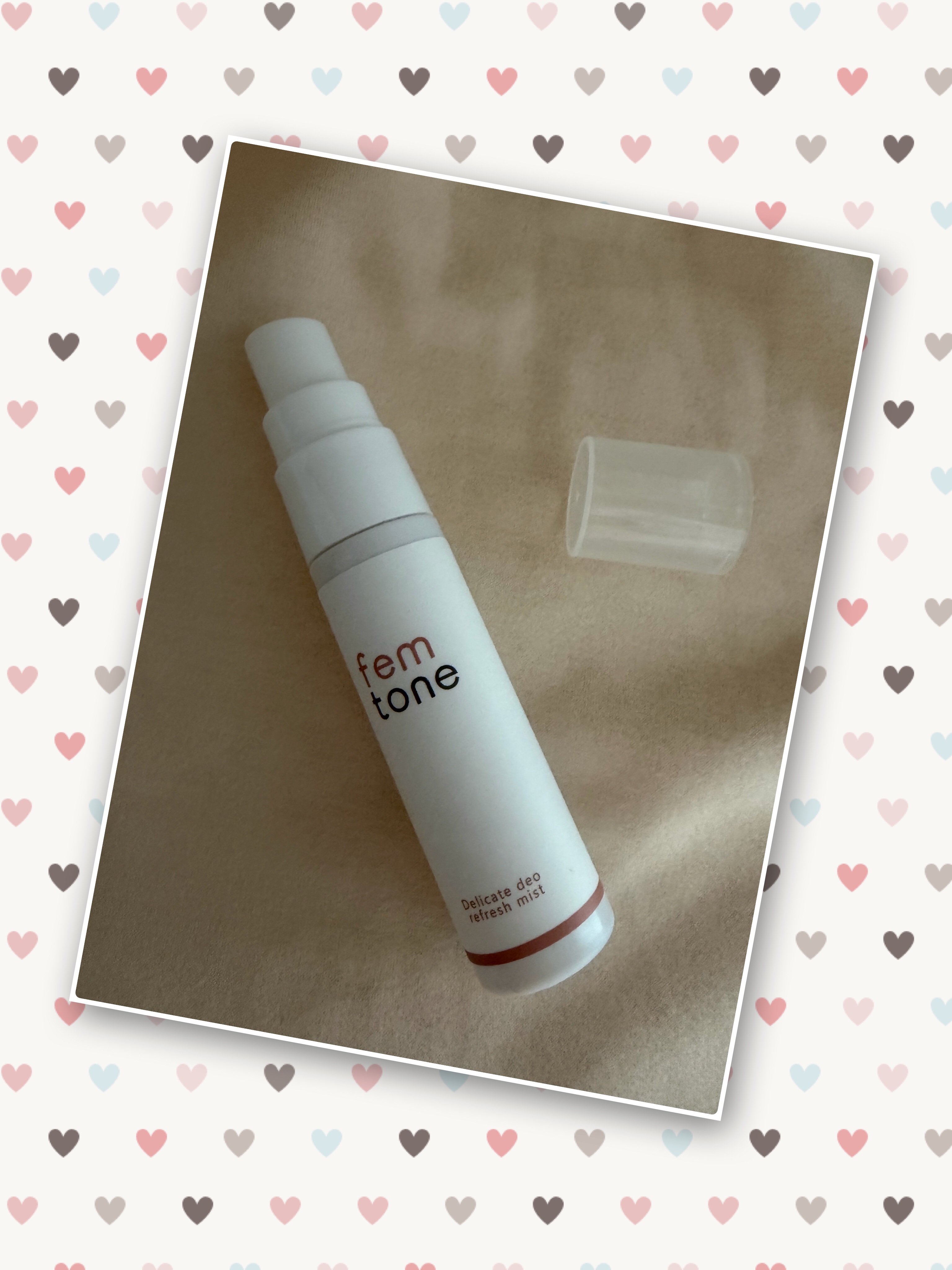 デリケートデオ リフレッシュミスト/fem tone/デリケートゾーンケアを使ったクチコミ（1枚目）