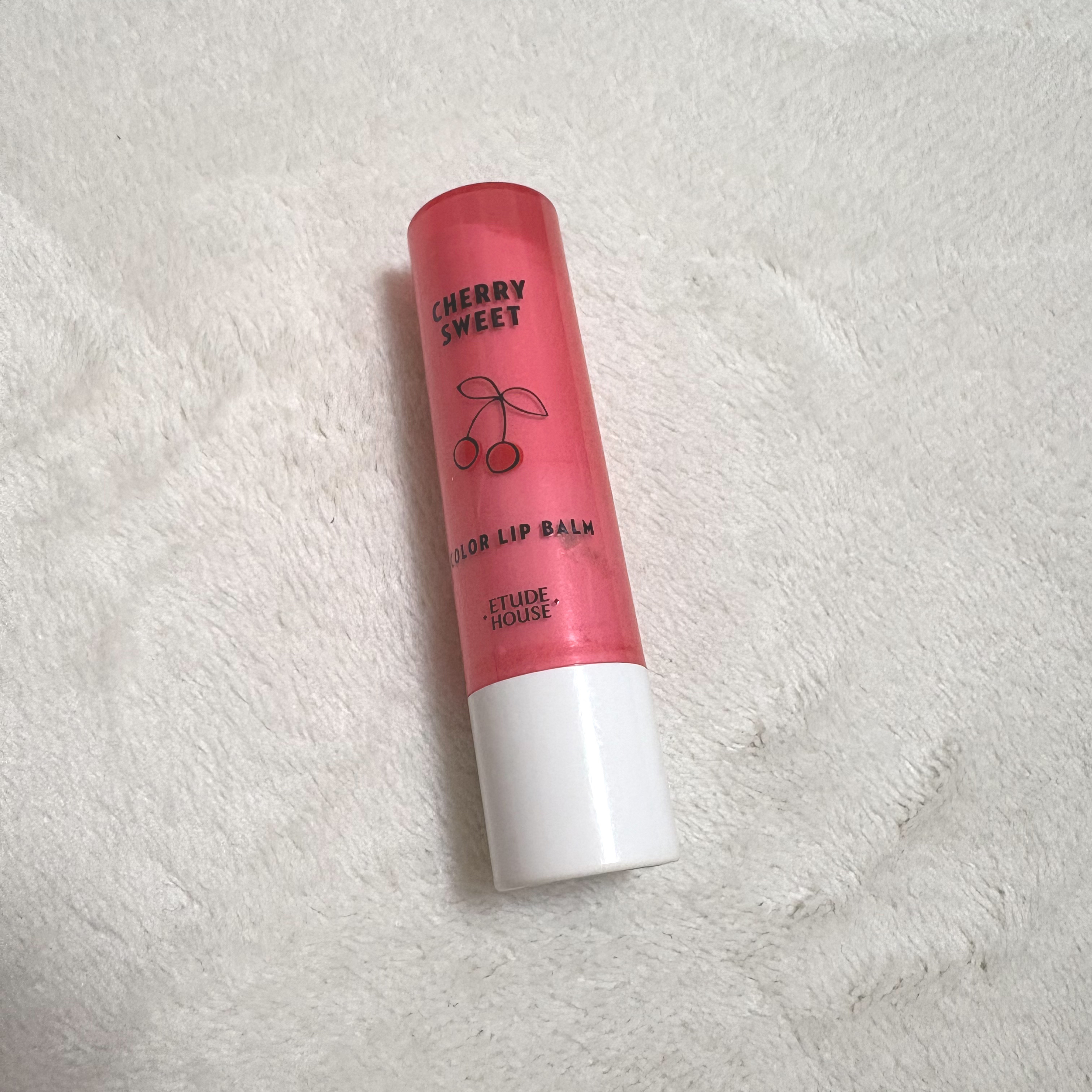 チェリースイート カラーリップバーム RD301/ETUDE/口紅を使ったクチコミ（1枚目）