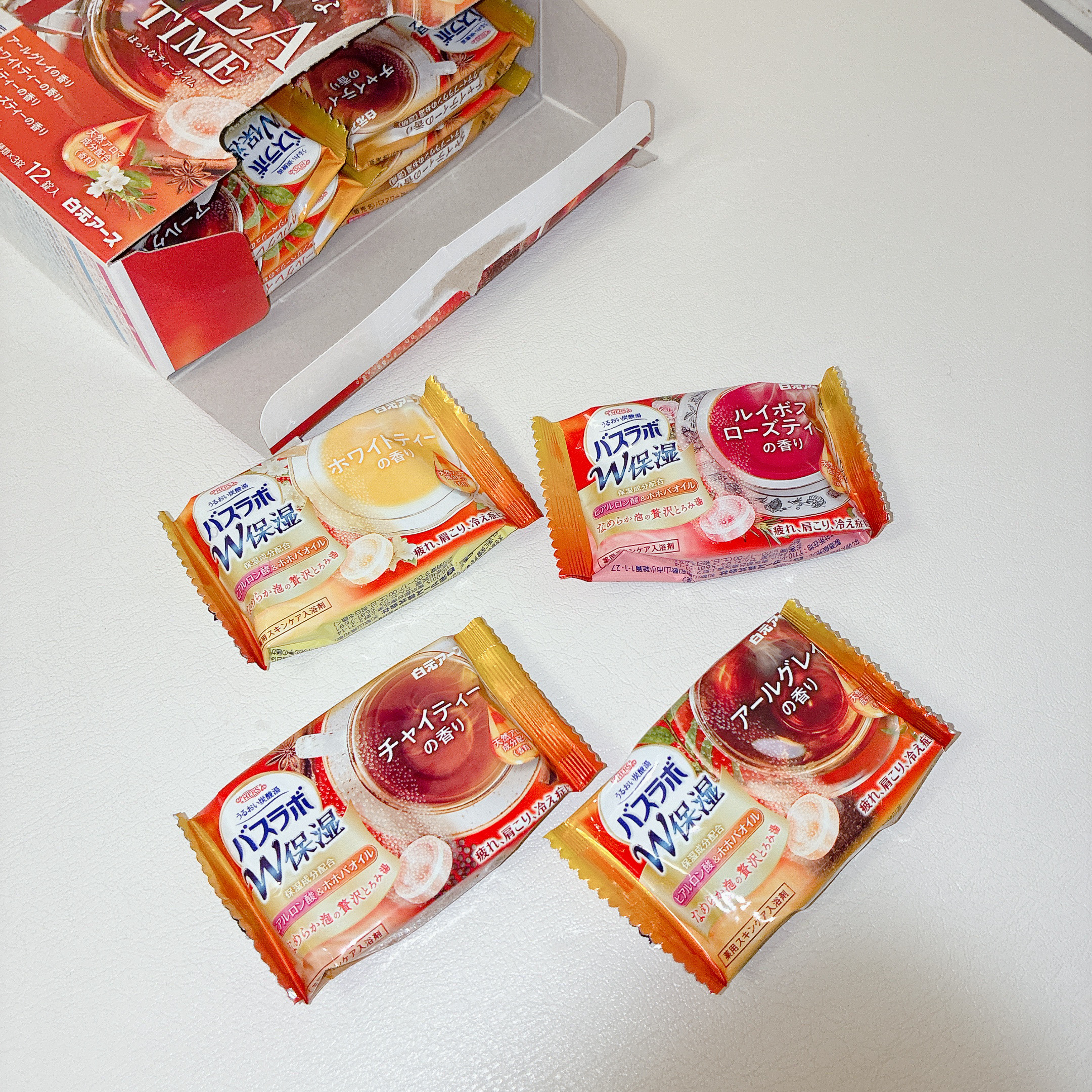 HERS バスラボ W保湿 ほっとなTEA TIME /白元アース/その他を使ったクチコミ（3枚目）