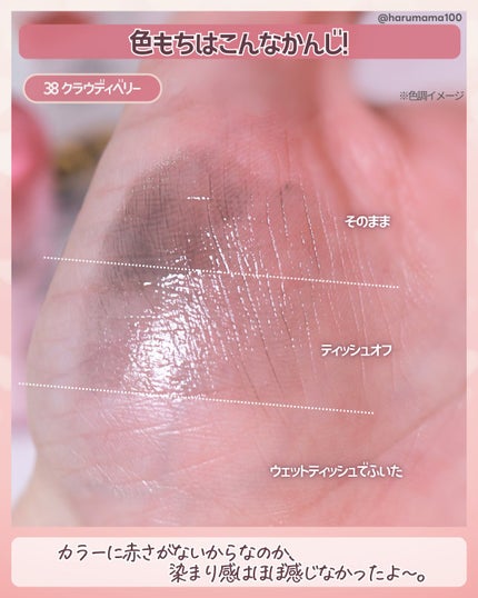 ザ ジューシーラスティングティント/rom&nd/リップティントを使ったクチコミ(4枚目)