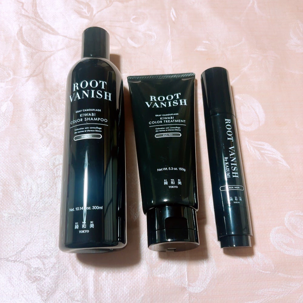 ROOT VANISH 白髪染めカラーシャンプー/ トリートメント/綺和美/市販シャンプーを使ったクチコミ(2枚目)