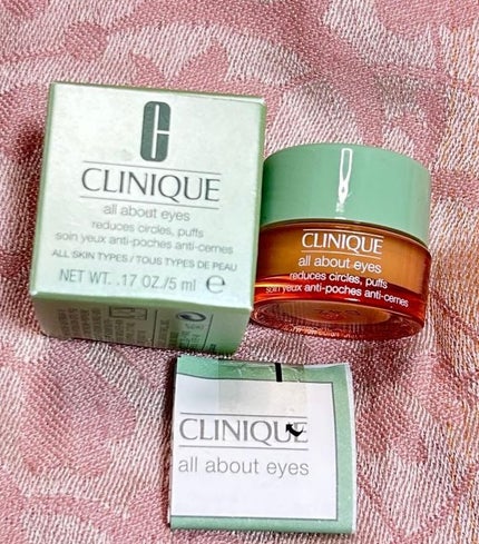 オール アバウト アイ/CLINIQUE/アイケア・アイクリームを使ったクチコミ(1枚目)
