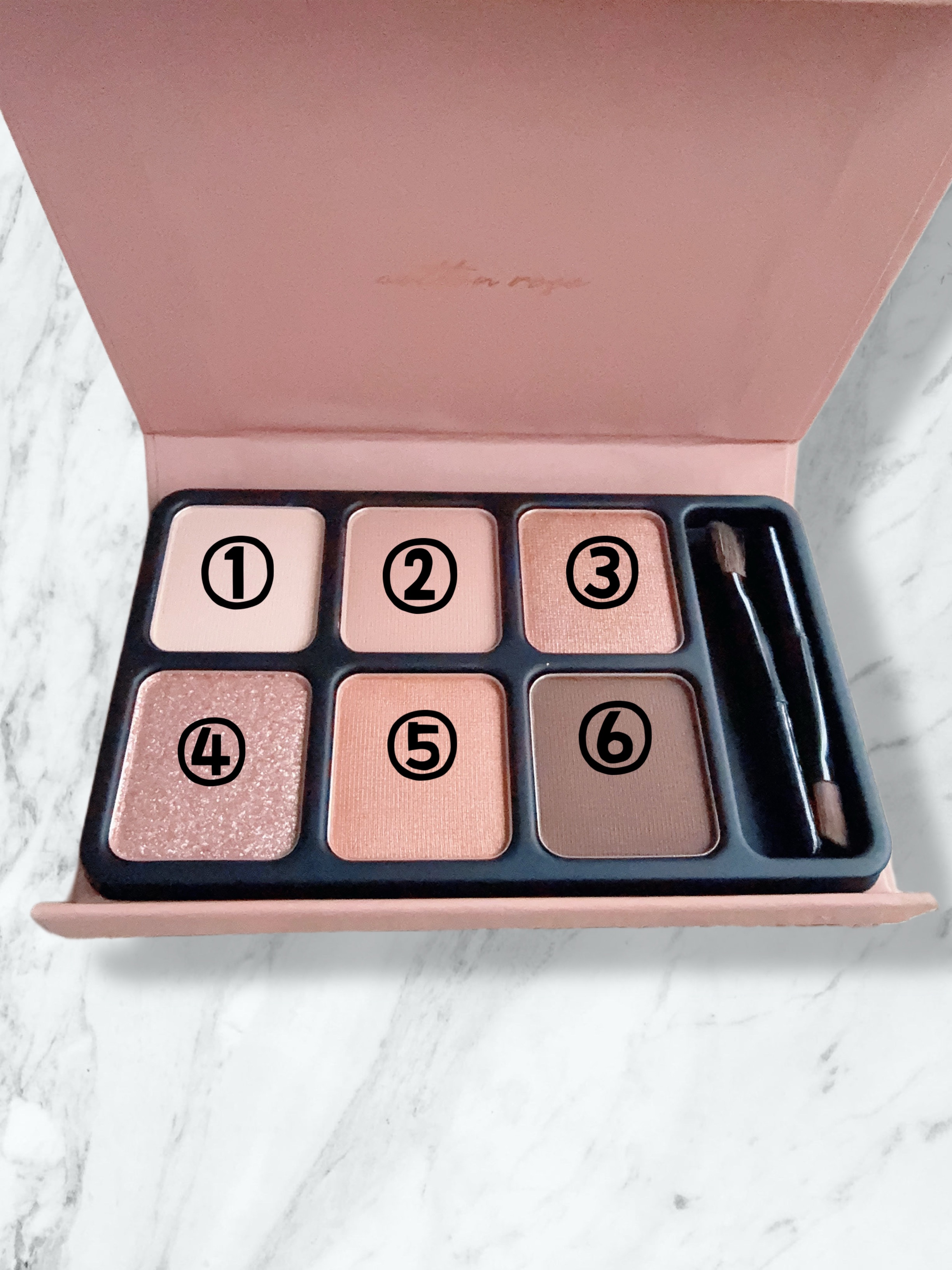 アイカラーパレット/heme/アイシャドウパレットを使ったクチコミ（3枚目）