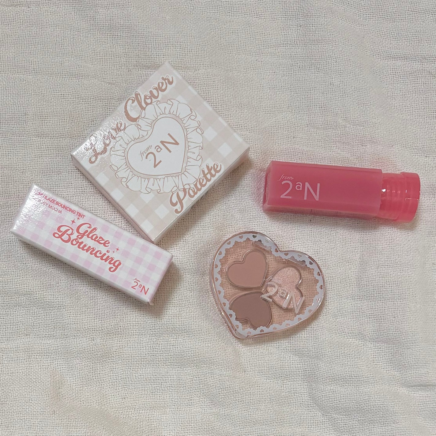 ラブクローバーパレット/2aN/アイシャドウパレットを使ったクチコミ(1枚目)