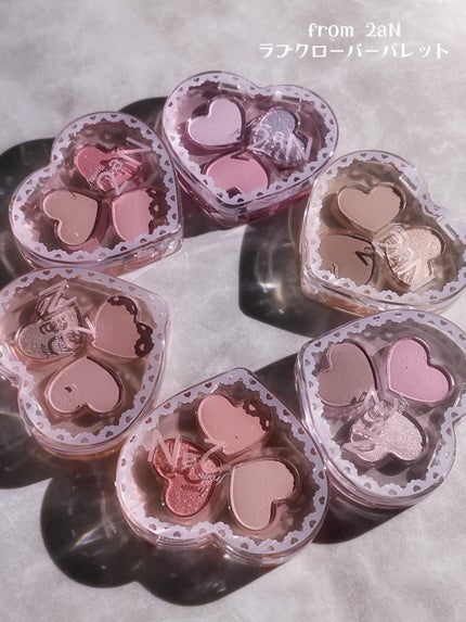 ラブクローバーパレット/2aN/アイシャドウパレットを使ったクチコミ(2枚目)