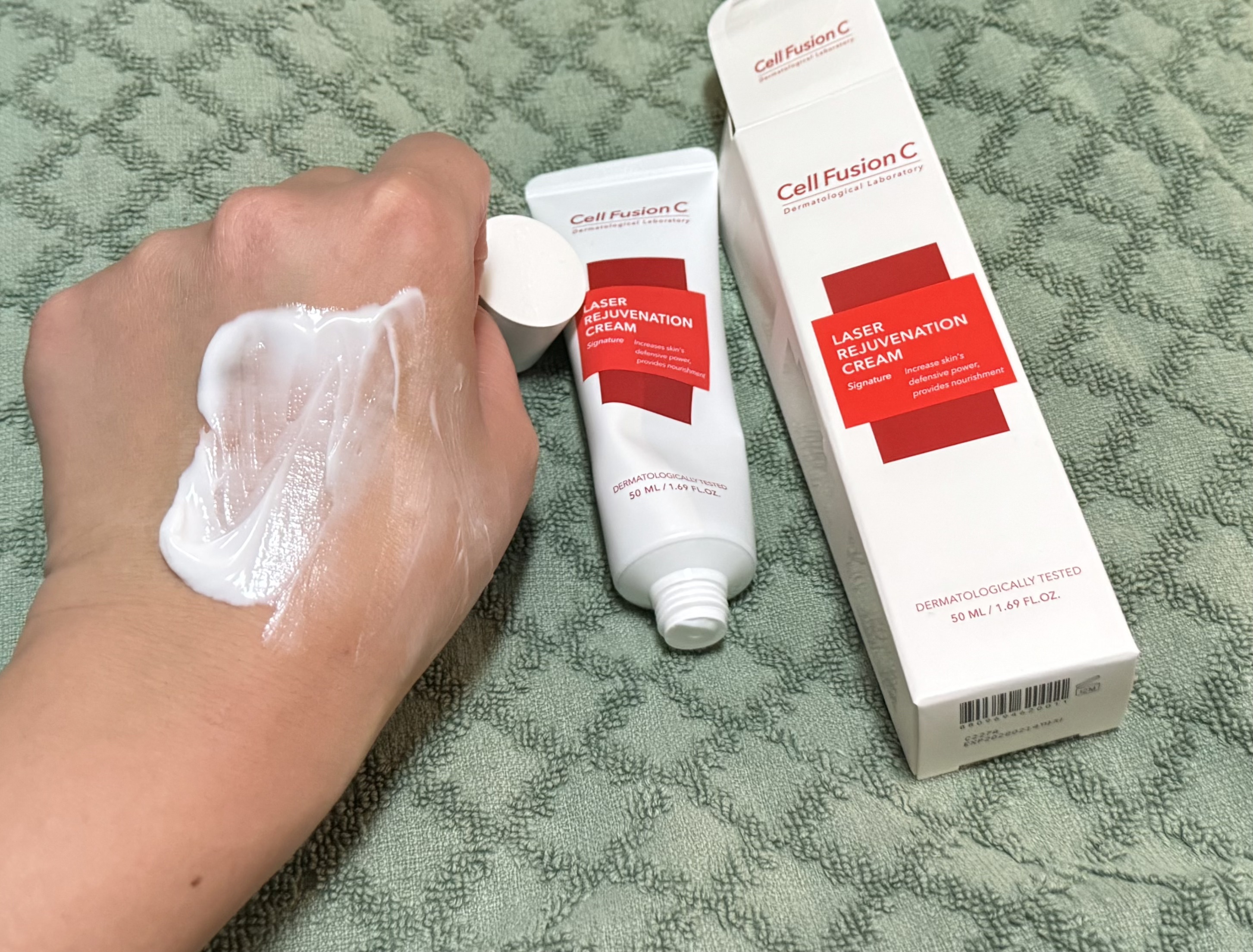 LASER REJUVENATION CREAM/Cell Fusion C(セルフュージョンシー)/フェイスクリームを使ったクチコミ（2枚目）