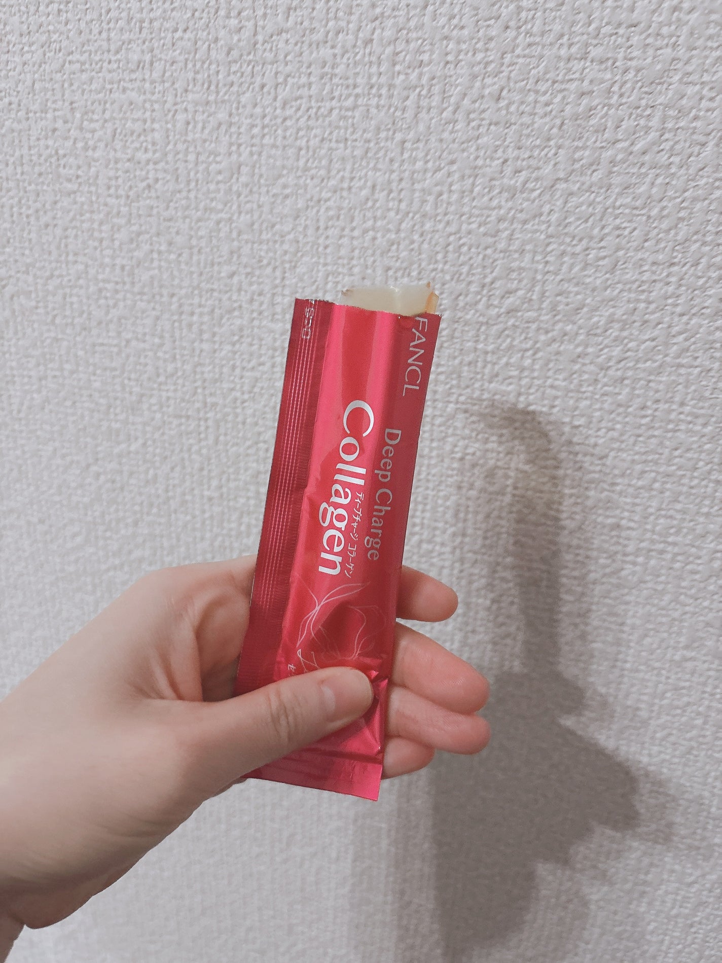 ディープチャージ コラーゲン スティックゼリー/ファンケル/美容サプリメントを使ったクチコミ(1枚目)