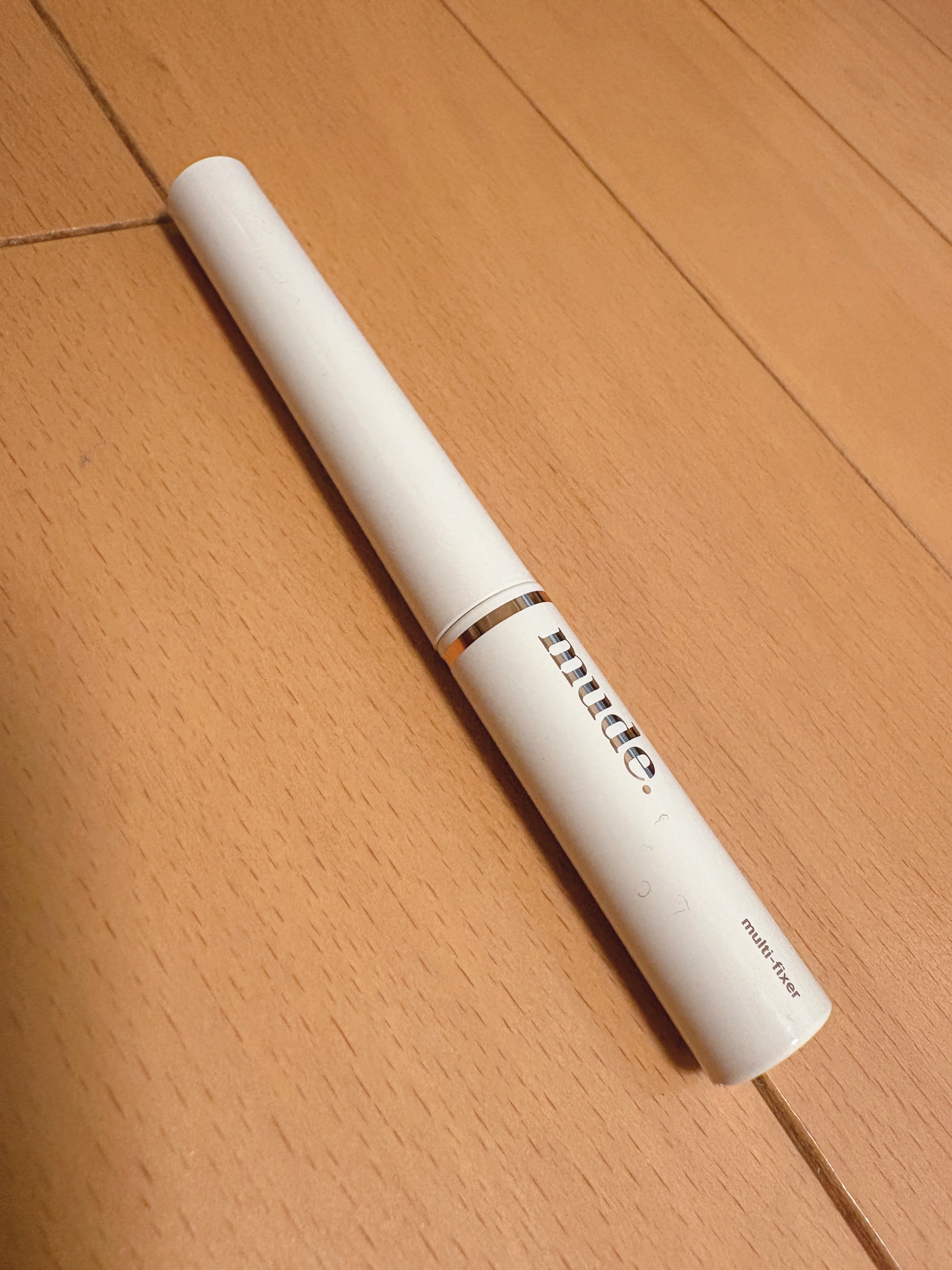 インスパイアマルチフィクサーマスカラ 01 クリアブラック/mude./マスカラ下地を使ったクチコミ（1枚目）