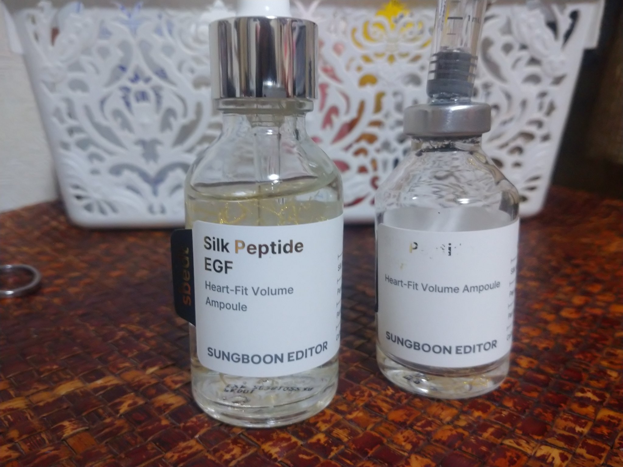 使いきりスキンケア＆リピ商品 

SUNGBOON EDITOR成分エディターシルクペプチドインテンシブリフティングアンプル

使いきりました❤
使いきる前にメガ割りでお得なセットを購入してました。
注射器型からスポイトに変更してた。最初吸