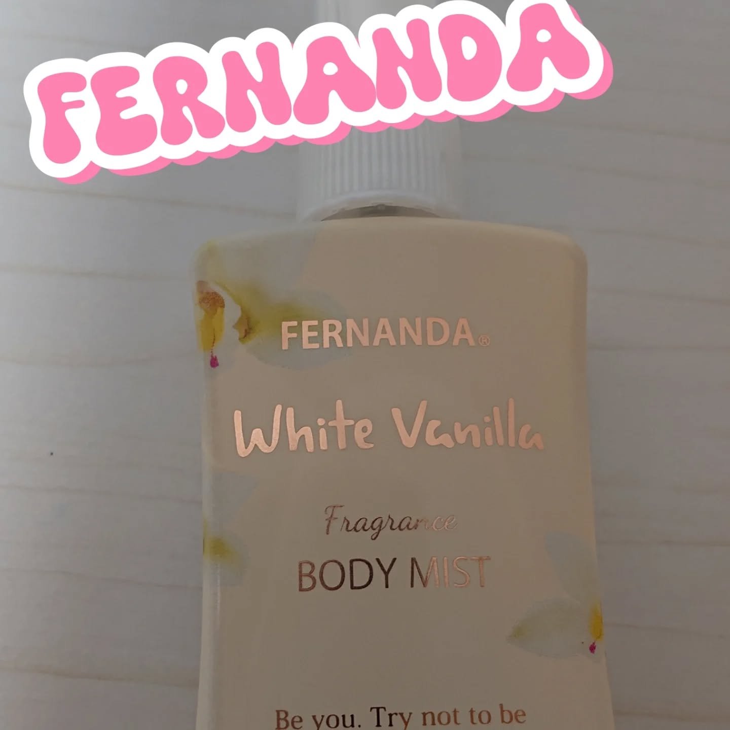 フレグランスボディミスト(ホワイトバニラ)/フェルナンダ/香水(レディース)を使ったクチコミ（1枚目）