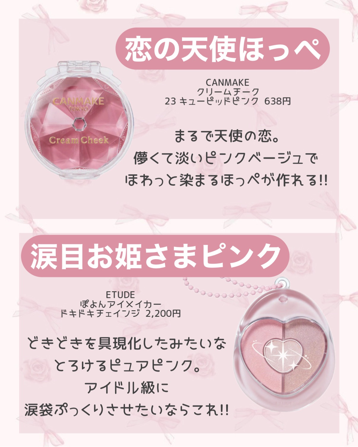 クリームチーク/キャンメイク/ジェル・クリームチークを使ったクチコミ（2枚目）