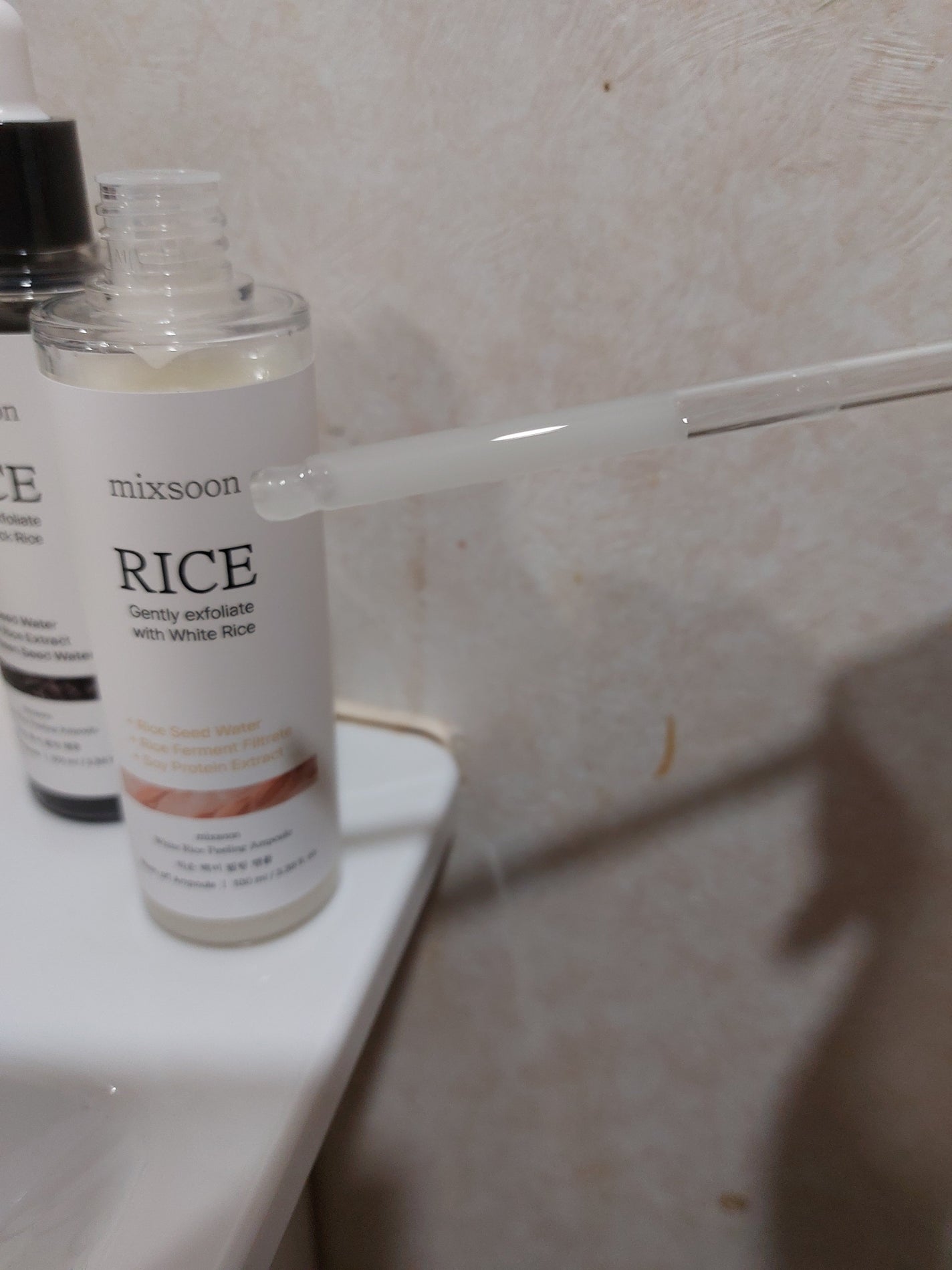 白米ピーリングアンプル/mixsoon/ピーリングを使ったクチコミ(3枚目)