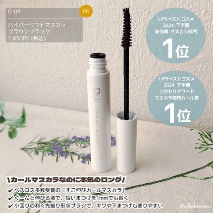 ハイパーリフトマスカラ/D-UP/マスカラを使ったクチコミ(2枚目)