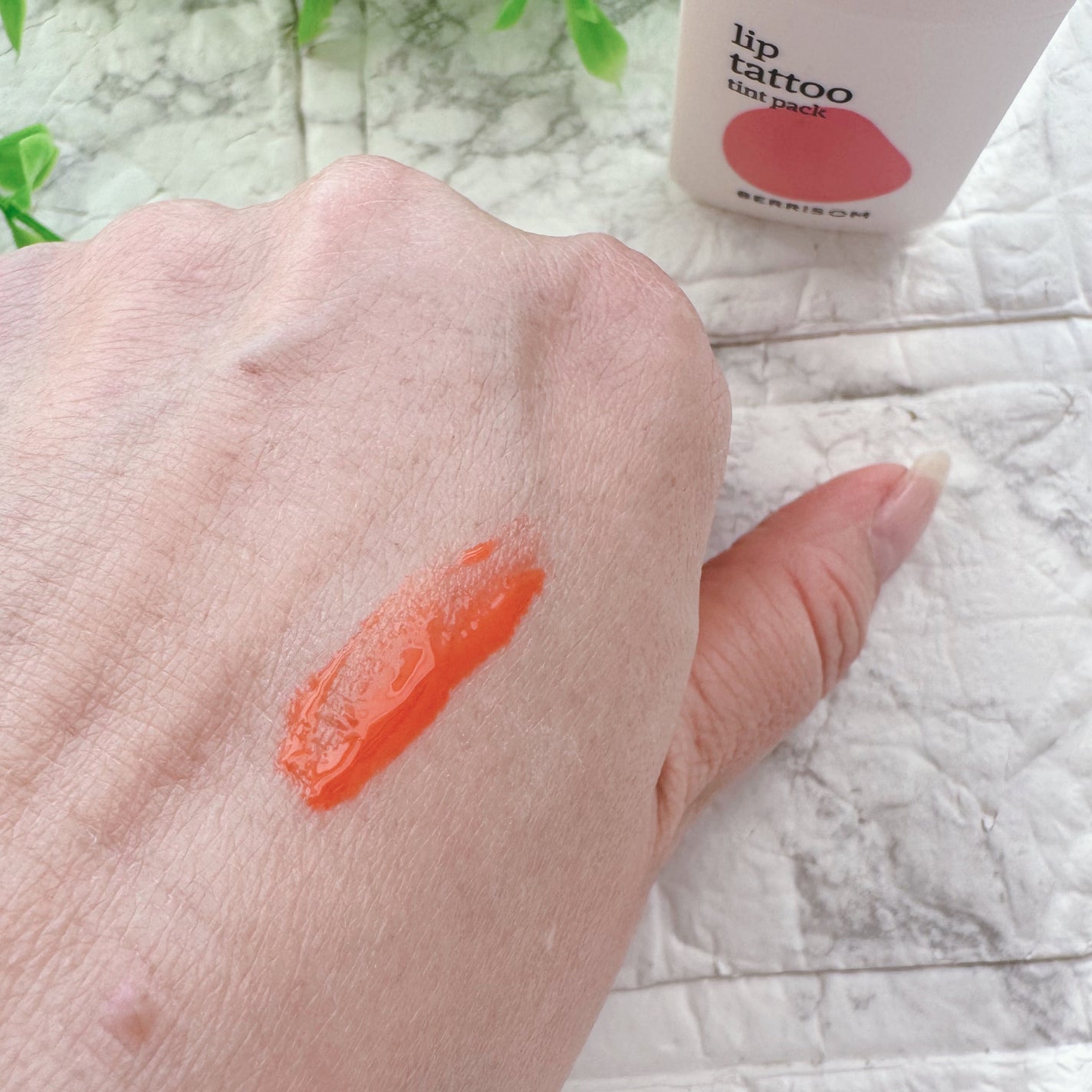 ウォータープランピング リップタトゥー/ベリサム/口紅を使ったクチコミ(5枚目)