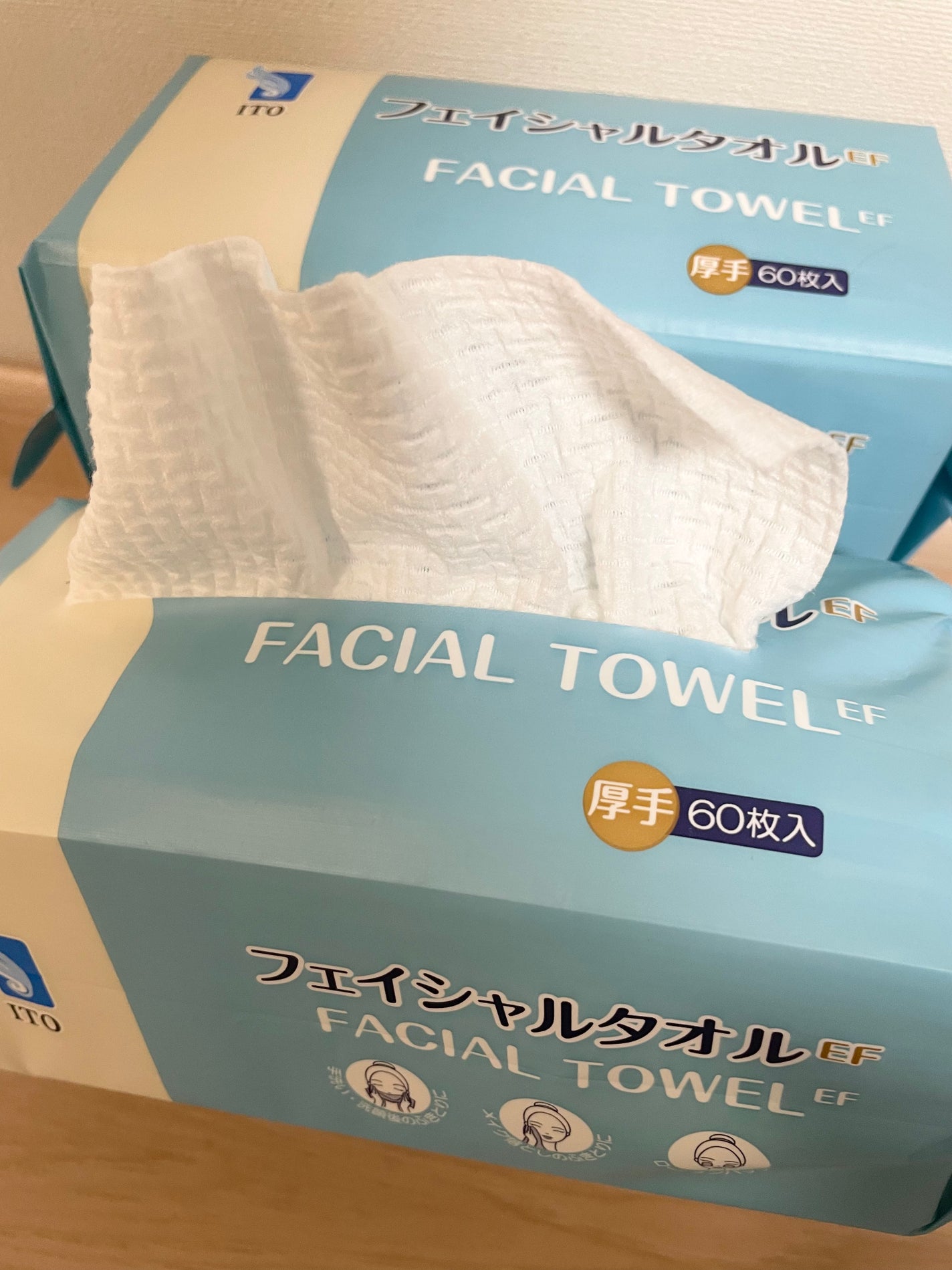 フェイシャルタオルEF/ITO/フェイスシートを使ったクチコミ(1枚目)