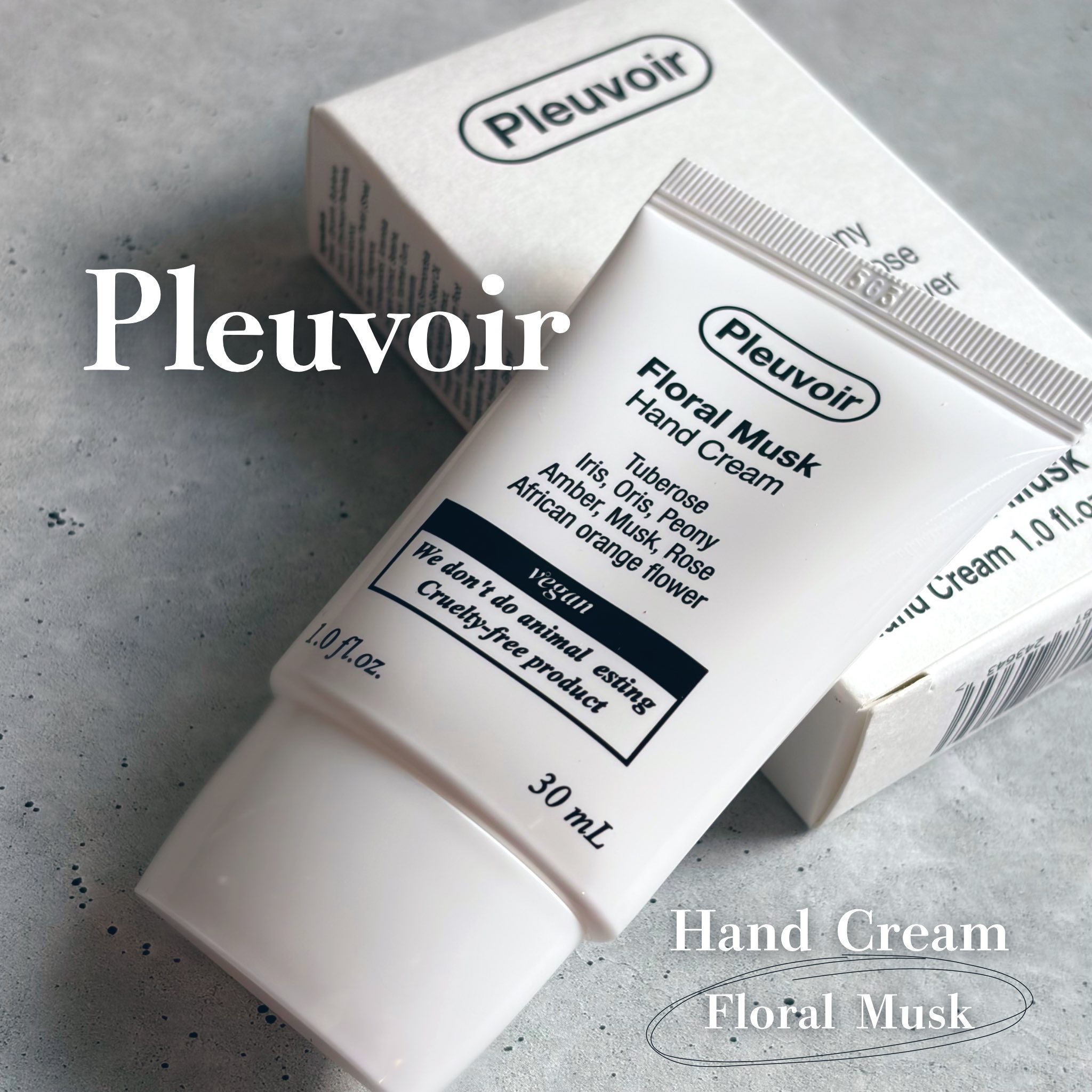 ハンドクリーム Floral Musk /Pleuvoir/ハンドクリームを使ったクチコミ（1枚目）