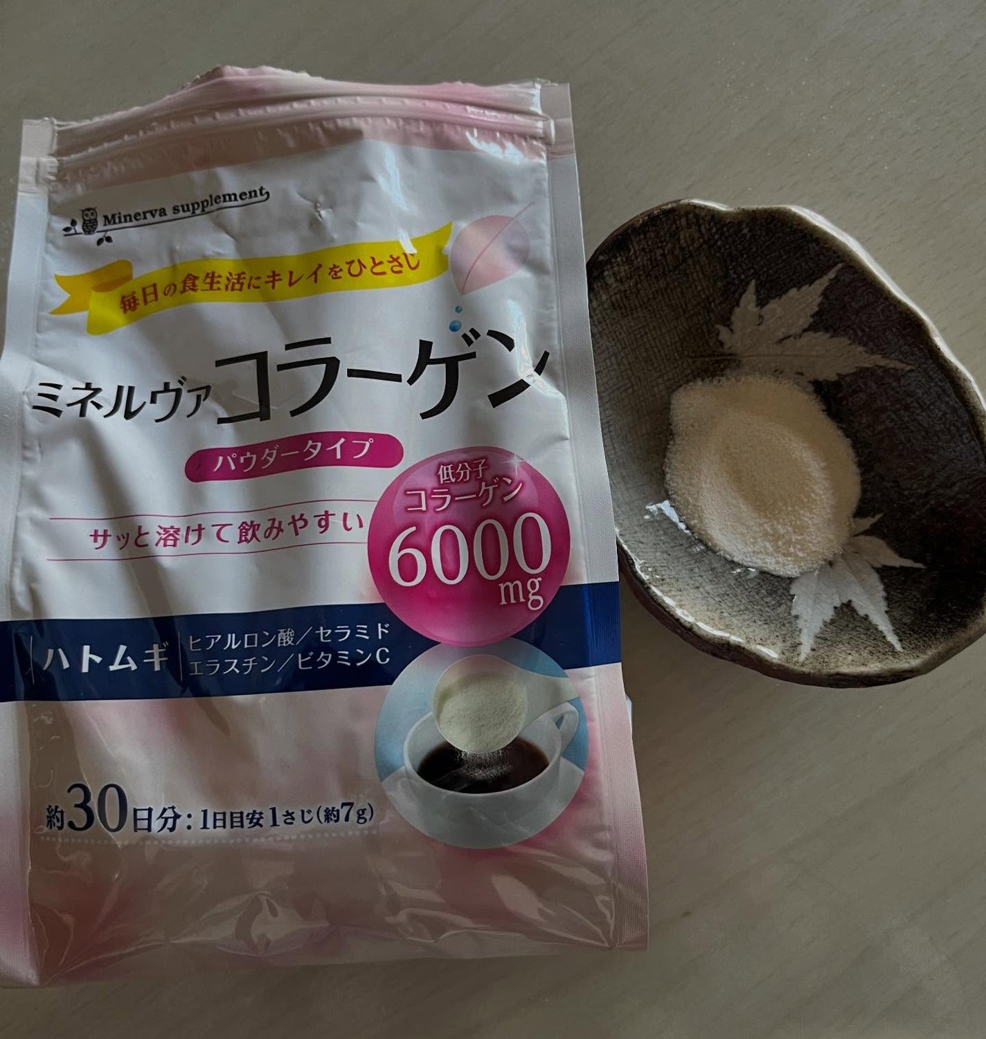 ミネルヴァ コラーゲンパウダー/ミネルヴァ/美容サプリメントを使ったクチコミ(1枚目)