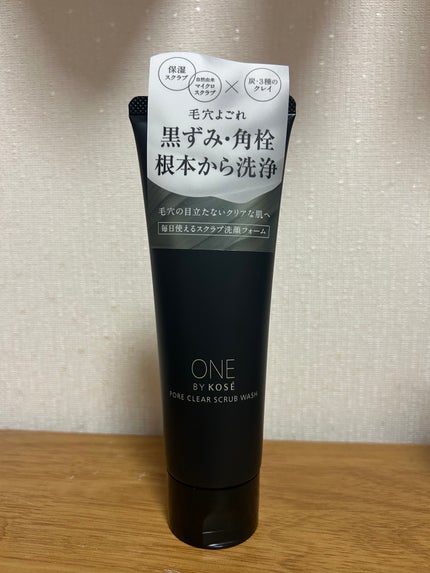 ポアクリア スクラブ ウォッシュ/ONE BY KOSE/洗顔フォームを使ったクチコミ(1枚目)