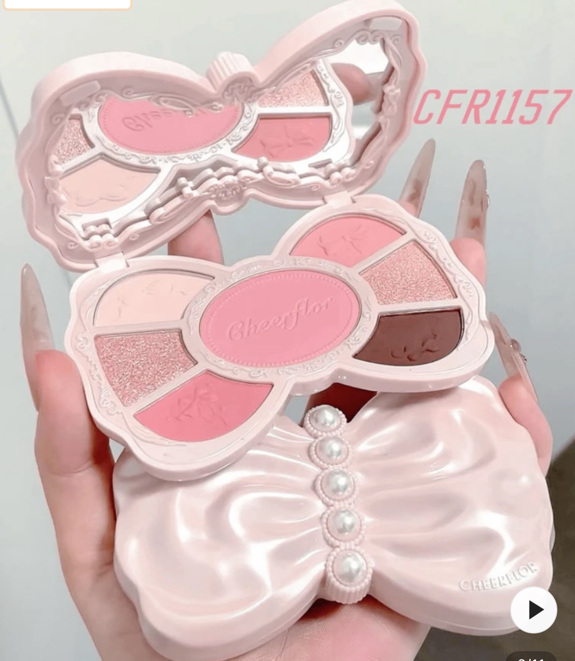 ごキャラ結び7色アイシャドウ/CHEERFLOR/アイシャドウパレットを使ったクチコミ（1枚目）