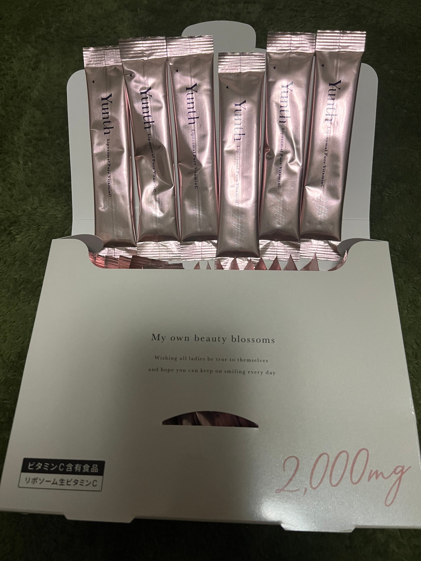 リポソーム生ビタミンC/Yunth/美容サプリメントを使ったクチコミ(2枚目)