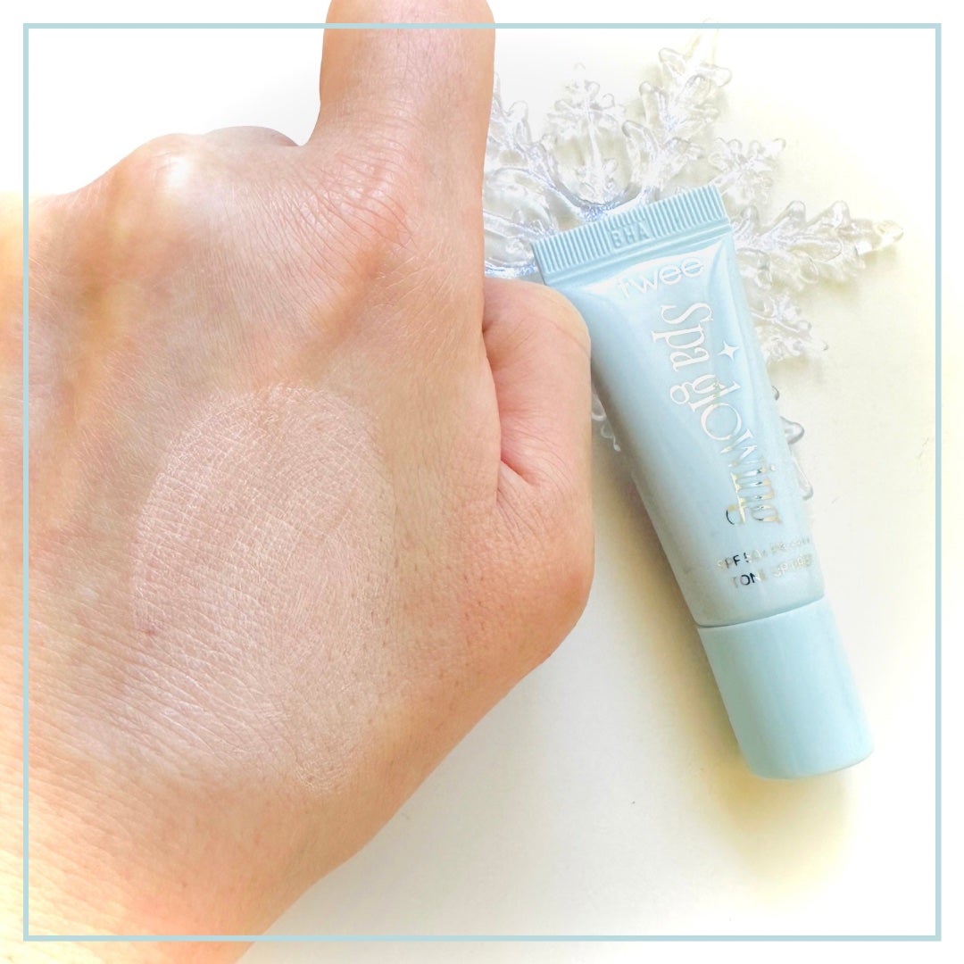 スパグロウUVトーンアップベース/fwee/化粧下地を使ったクチコミ(2枚目)