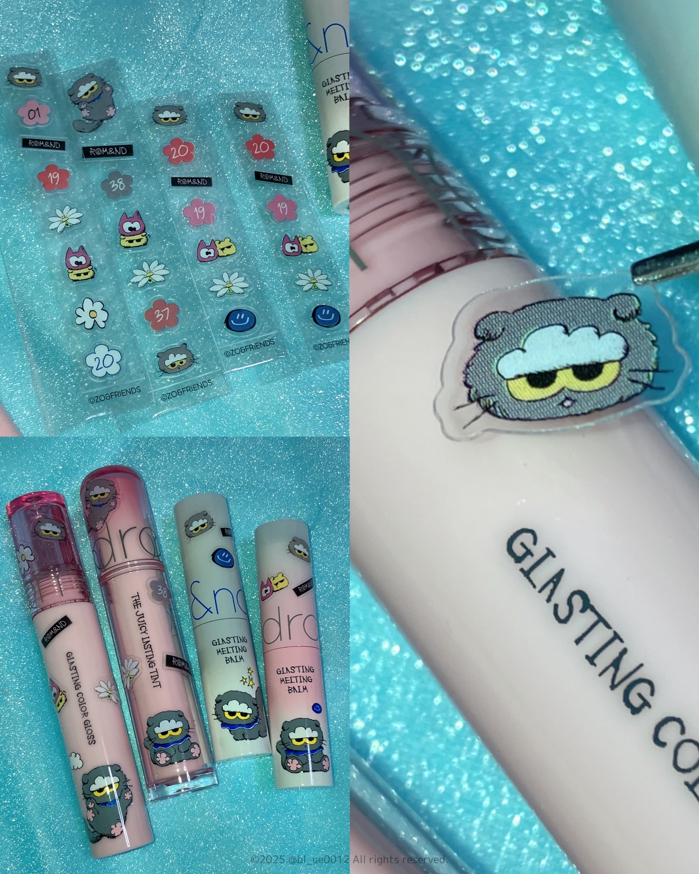 ザ ジューシーラスティングティント 38 クラウディベリー(ステッカー付き)/rom&nd/リップティントを使ったクチコミ（3枚目）