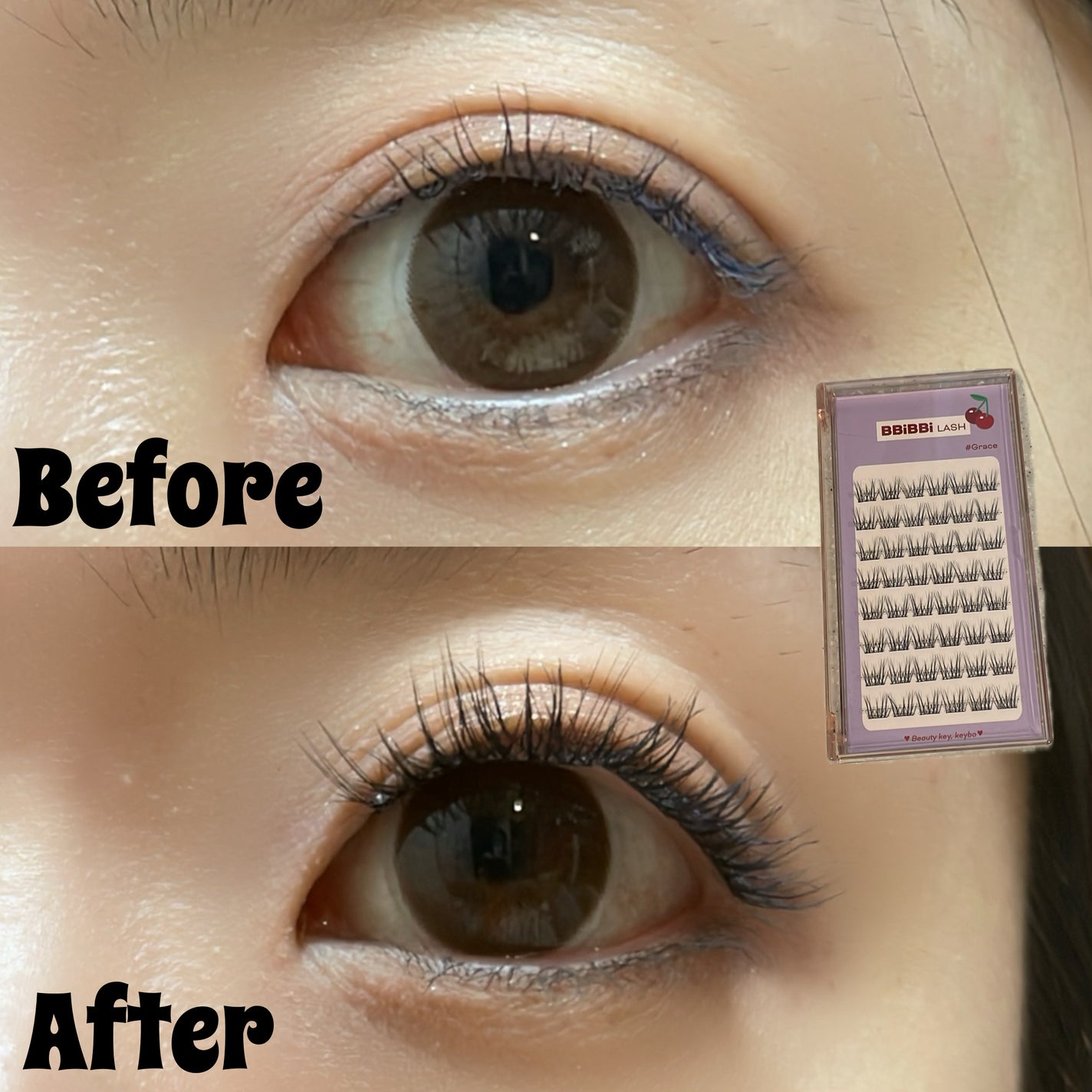 keybo BBiBBi LASH/keybo/つけまつげを使ったクチコミ(3枚目)
