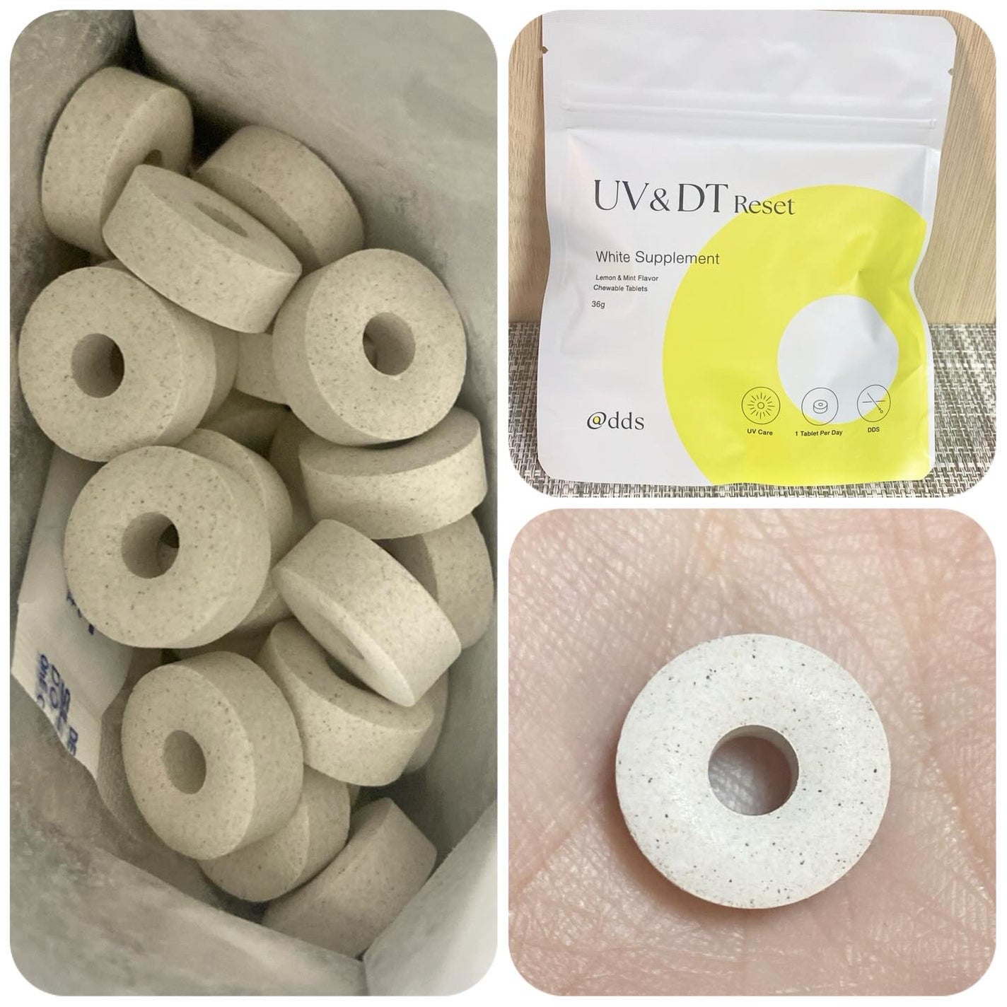 UV&DTリセット ホワイトサプリメント/ナノエッグ/美容サプリメントを使ったクチコミ(2枚目)