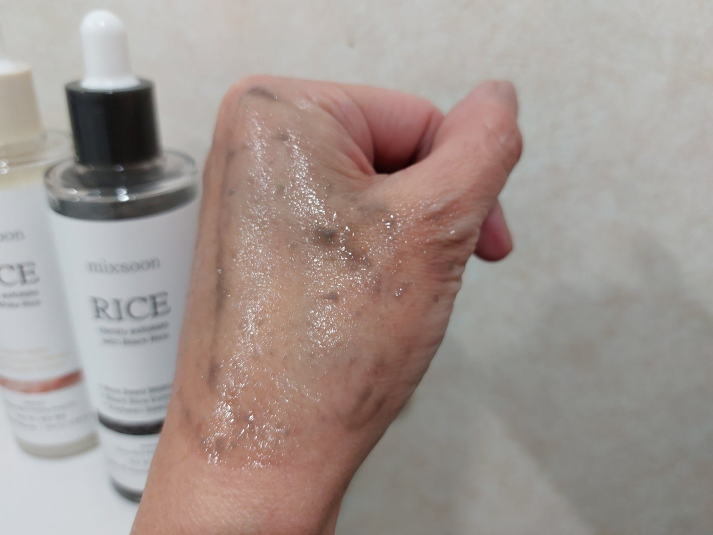 白米ピーリングアンプル/mixsoon/ピーリングを使ったクチコミ(9枚目)