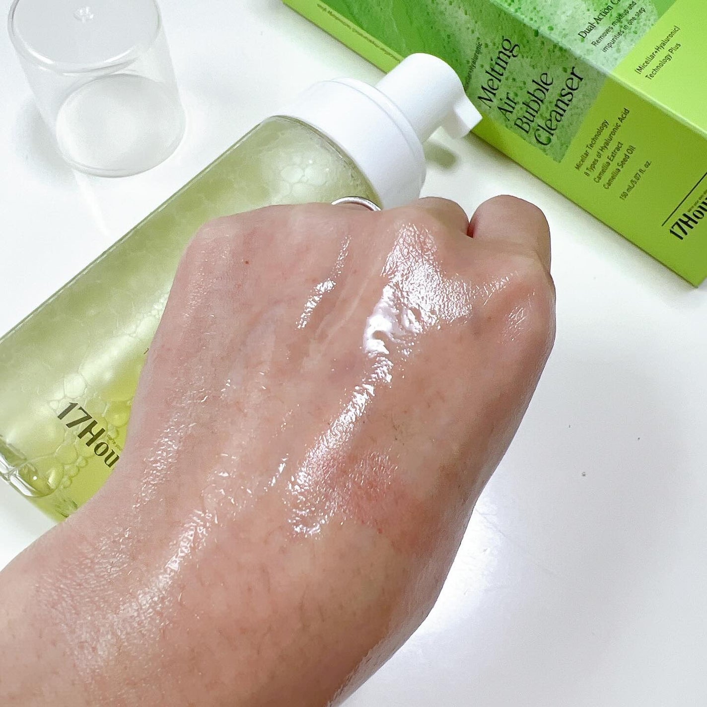メルティングエアバブルクレンザー/17Hours/その他洗顔料を使ったクチコミ(4枚目)