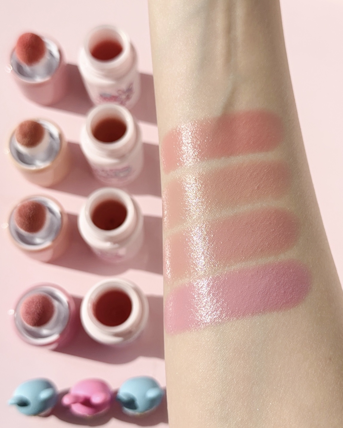 シェイクドロップチーク/MilleFée/リキッドチークを使ったクチコミ（3枚目）