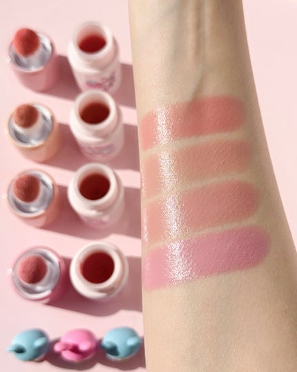 シェイクドロップチーク/MilleFée/リキッドチークを使ったクチコミ(3枚目)