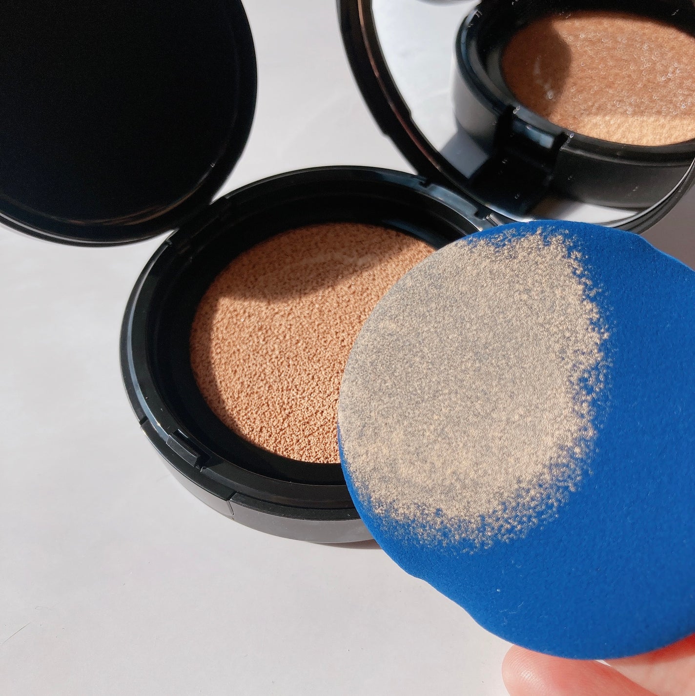 ベルベットジュエルクッション/BIVABOO/クッションファンデーションを使ったクチコミ(2枚目)