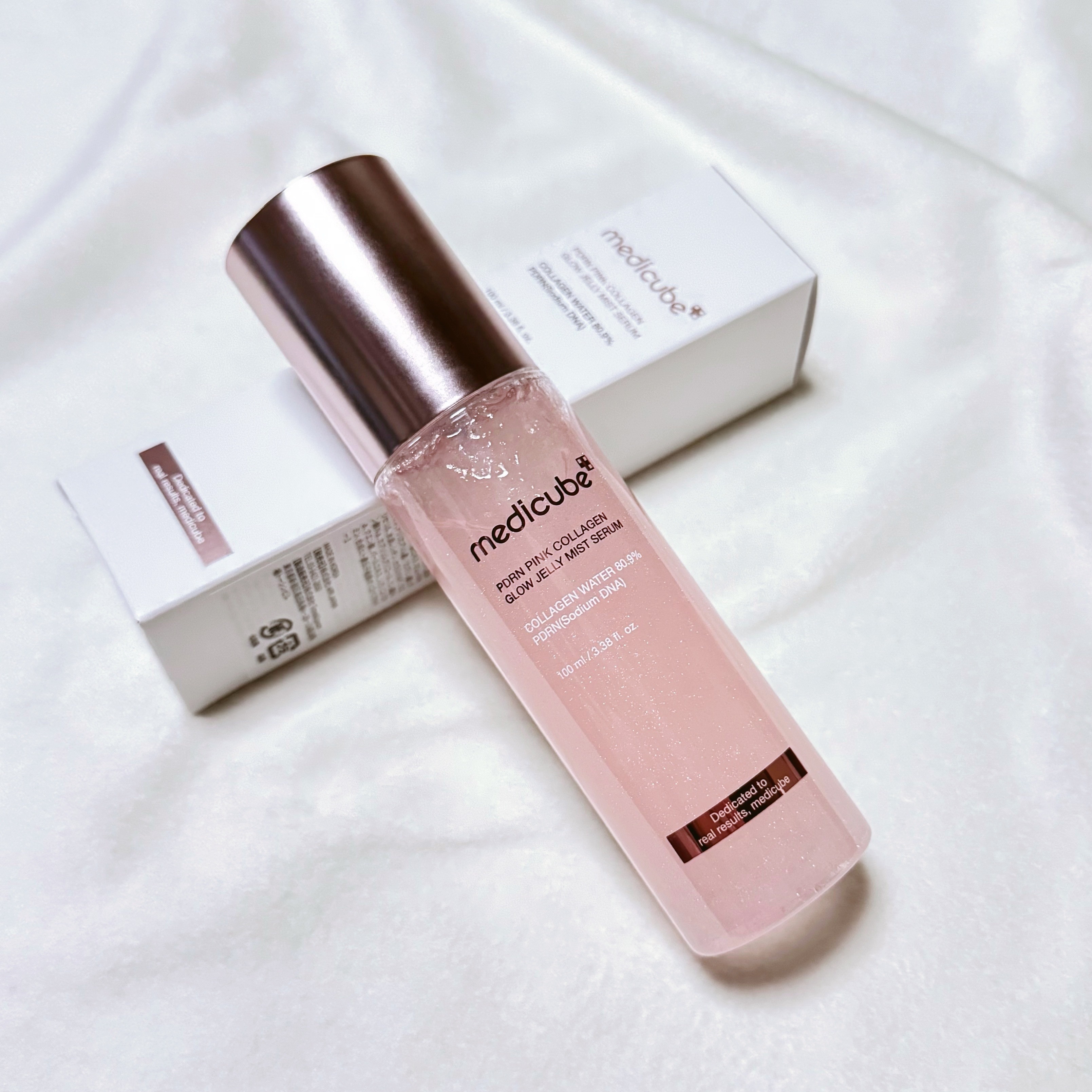 PDRNピンクゼリーセラムミスト/MEDICUBE/美容液を使ったクチコミ（1枚目）