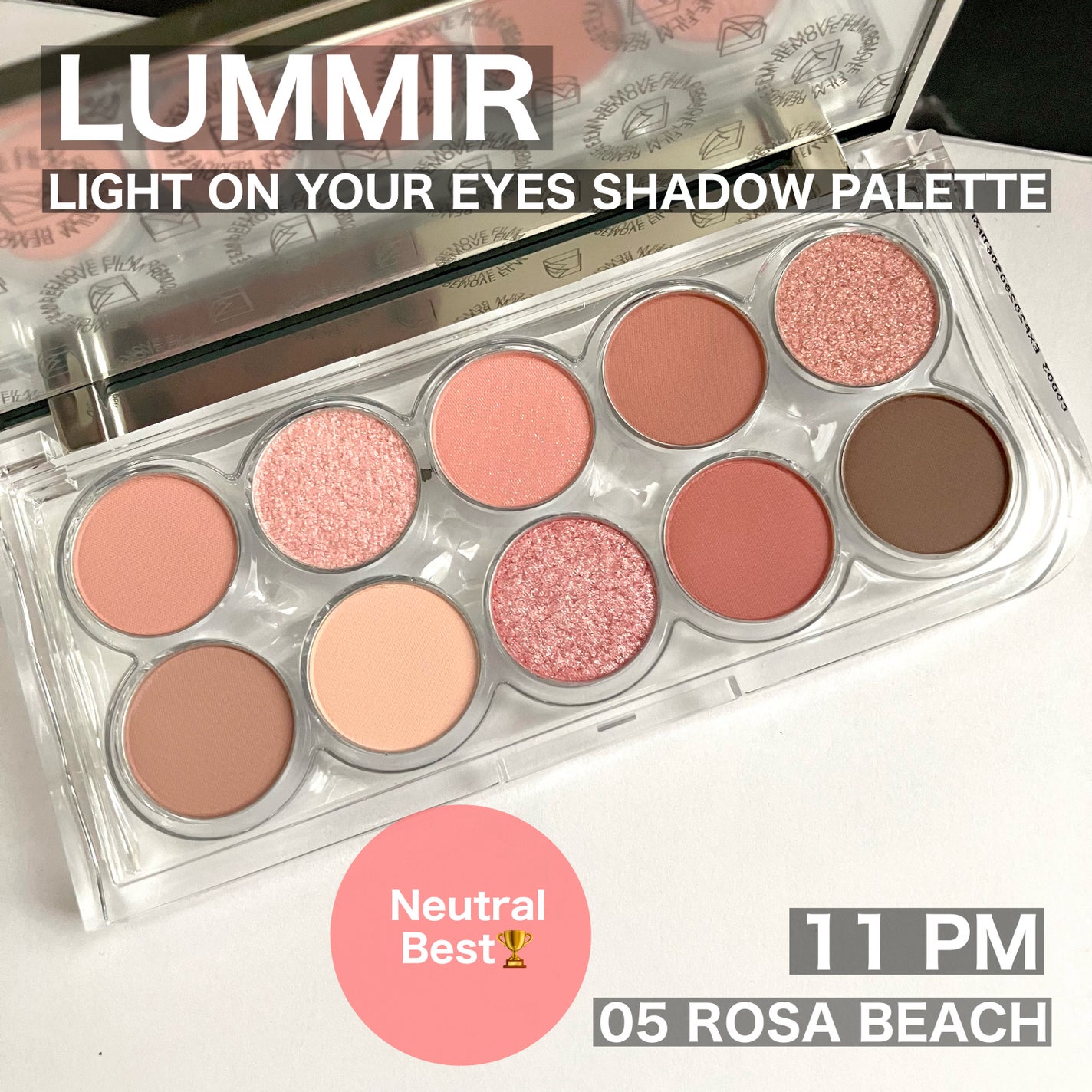 ライトオンアイズシャドウパレット/ルミル/アイシャドウパレットを使ったクチコミ(2枚目)