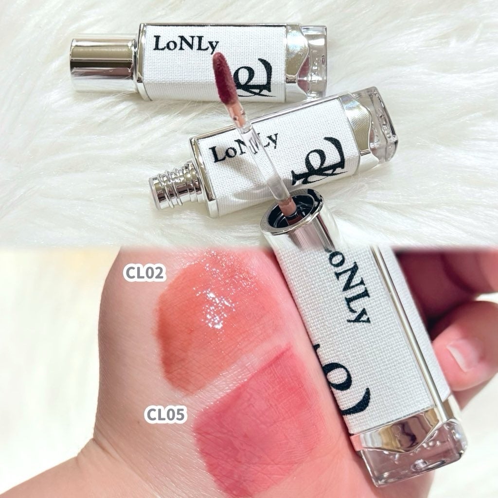 キャンドルライトジュレティント/LoNLy /リップティントを使ったクチコミ(2枚目)