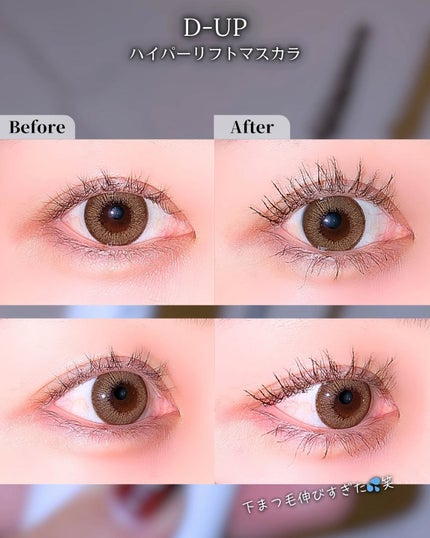 ハイパーリフトマスカラ/D-UP/マスカラを使ったクチコミ(3枚目)