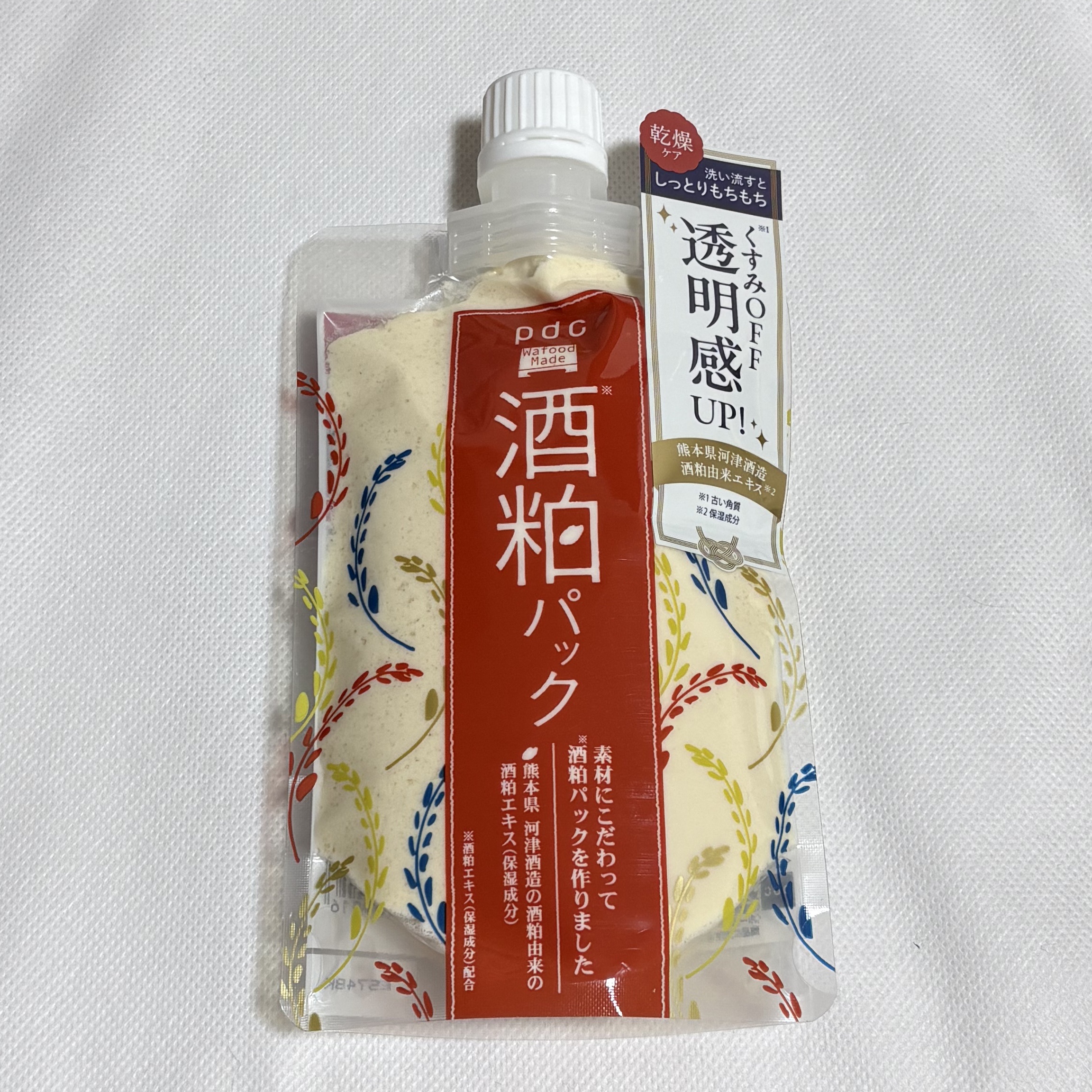 ワフードメイド 酒粕パック 170g/pdc/洗い流すパック・マスクを使ったクチコミ（1枚目）