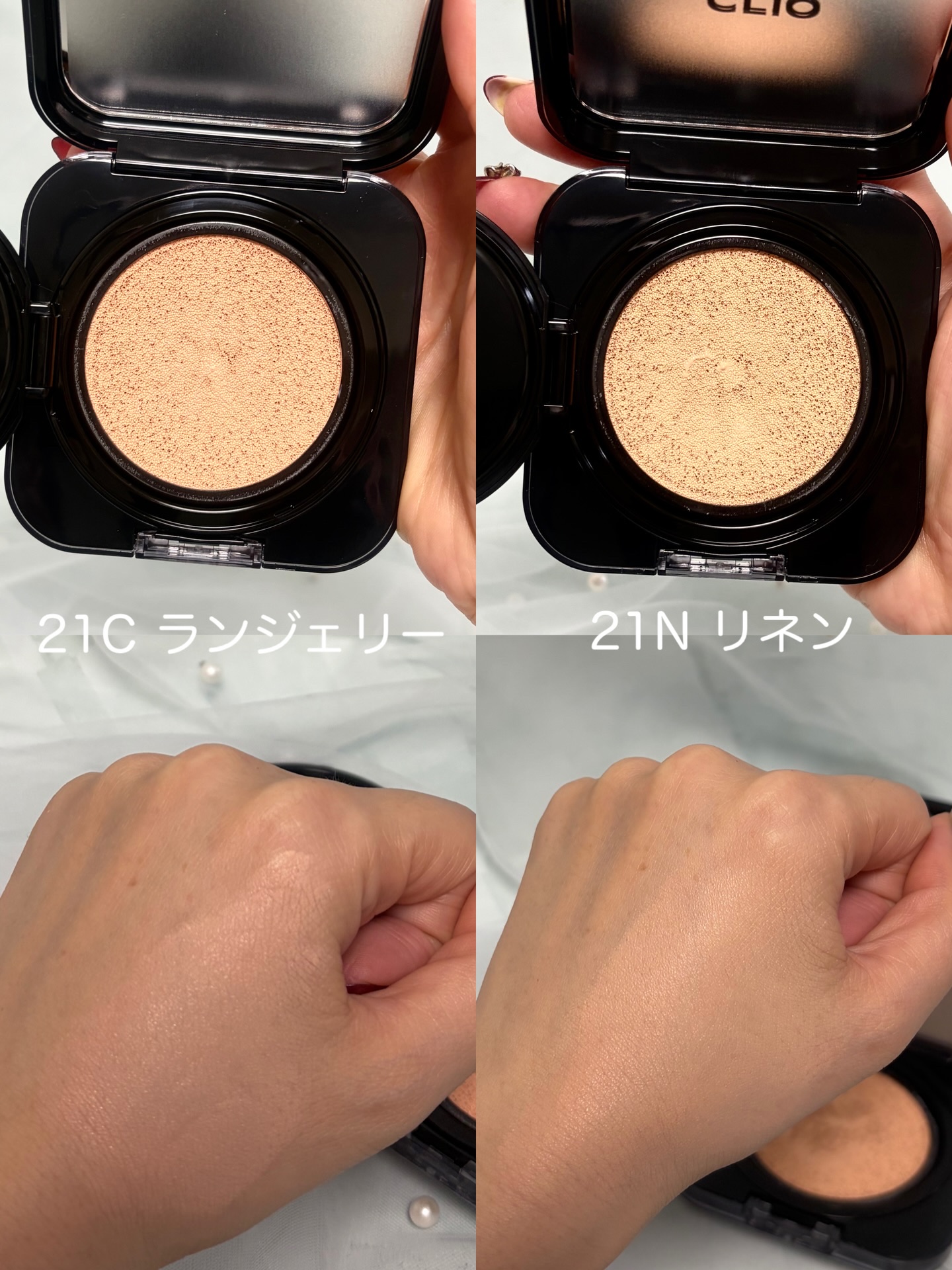 キル カバー ファンウェア クッション/CLIO/クッションファンデーションを使ったクチコミ（3枚目）