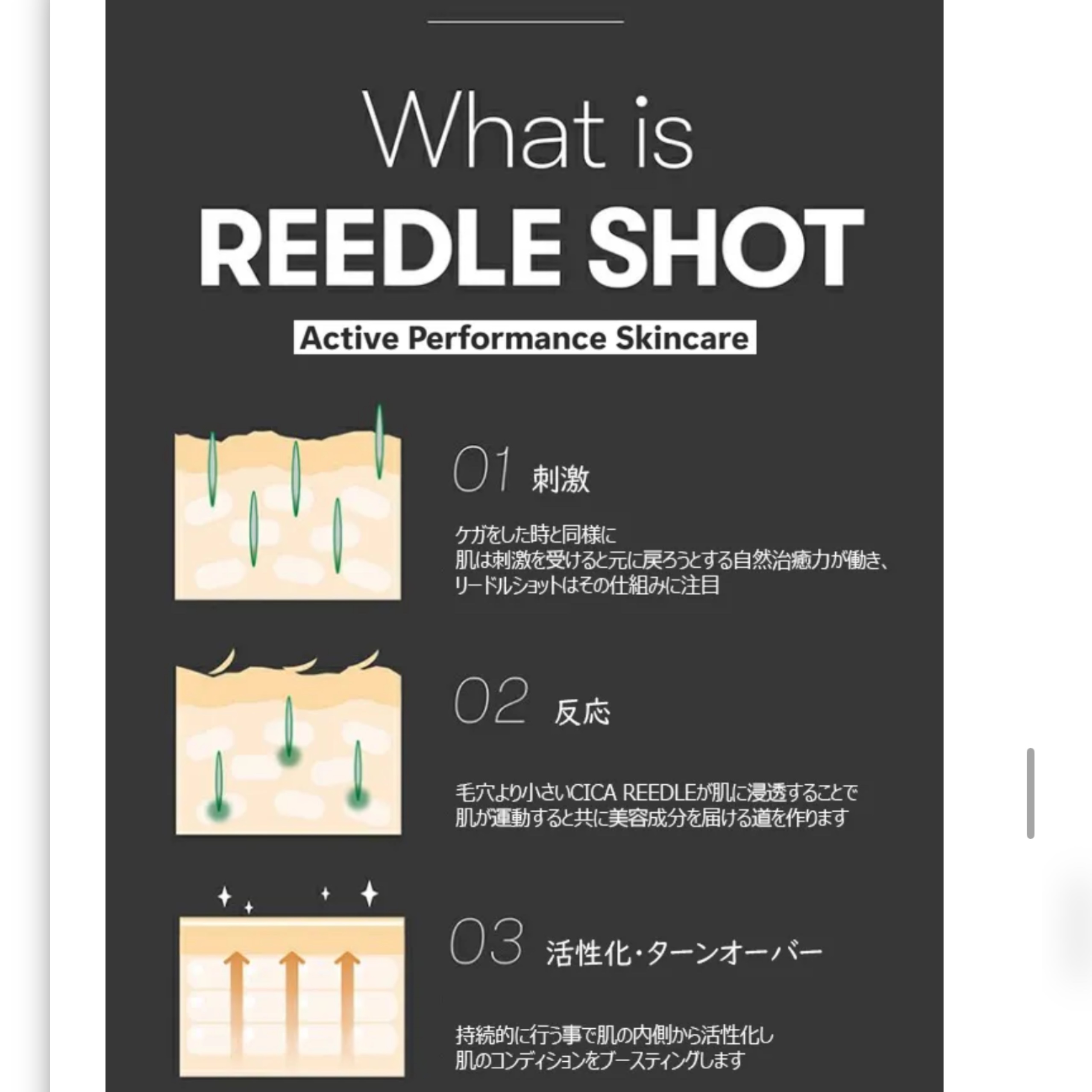 リードルショット100/VT/美容液を使ったクチコミ（3枚目）