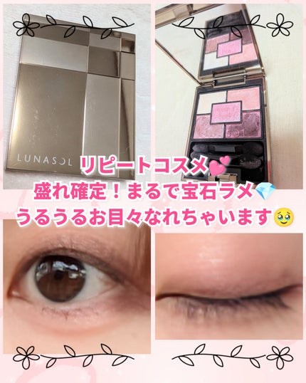 ジェミネイトアイズ N/LUNASOL/アイシャドウパレットを使ったクチコミ(1枚目)