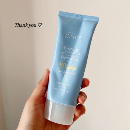 ヒアル ウォーターフィットサンクリーム/make prem/日焼け止めクリームを使ったクチコミ(1枚目)