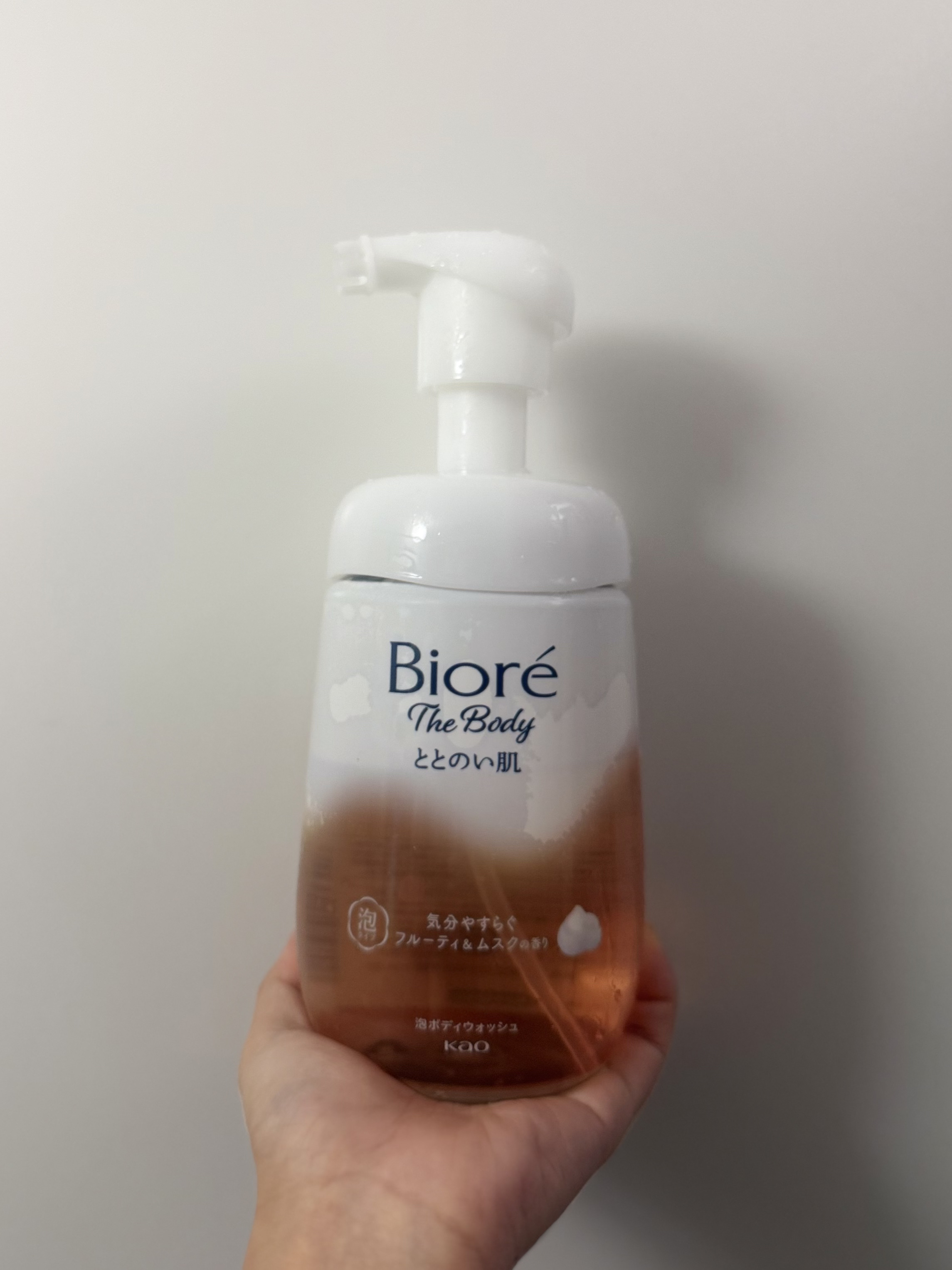 ビオレ ザ ボディ ととのい肌 フルーティ&ムスクの香り/ビオレ/ボディソープを使ったクチコミ（3枚目）