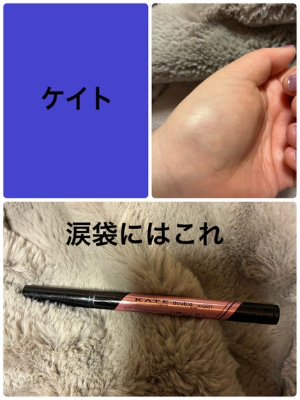 ダブルラインエキスパート(血色陰影カラー)/KATE/リキッドアイライナーを使ったクチコミ(1枚目)