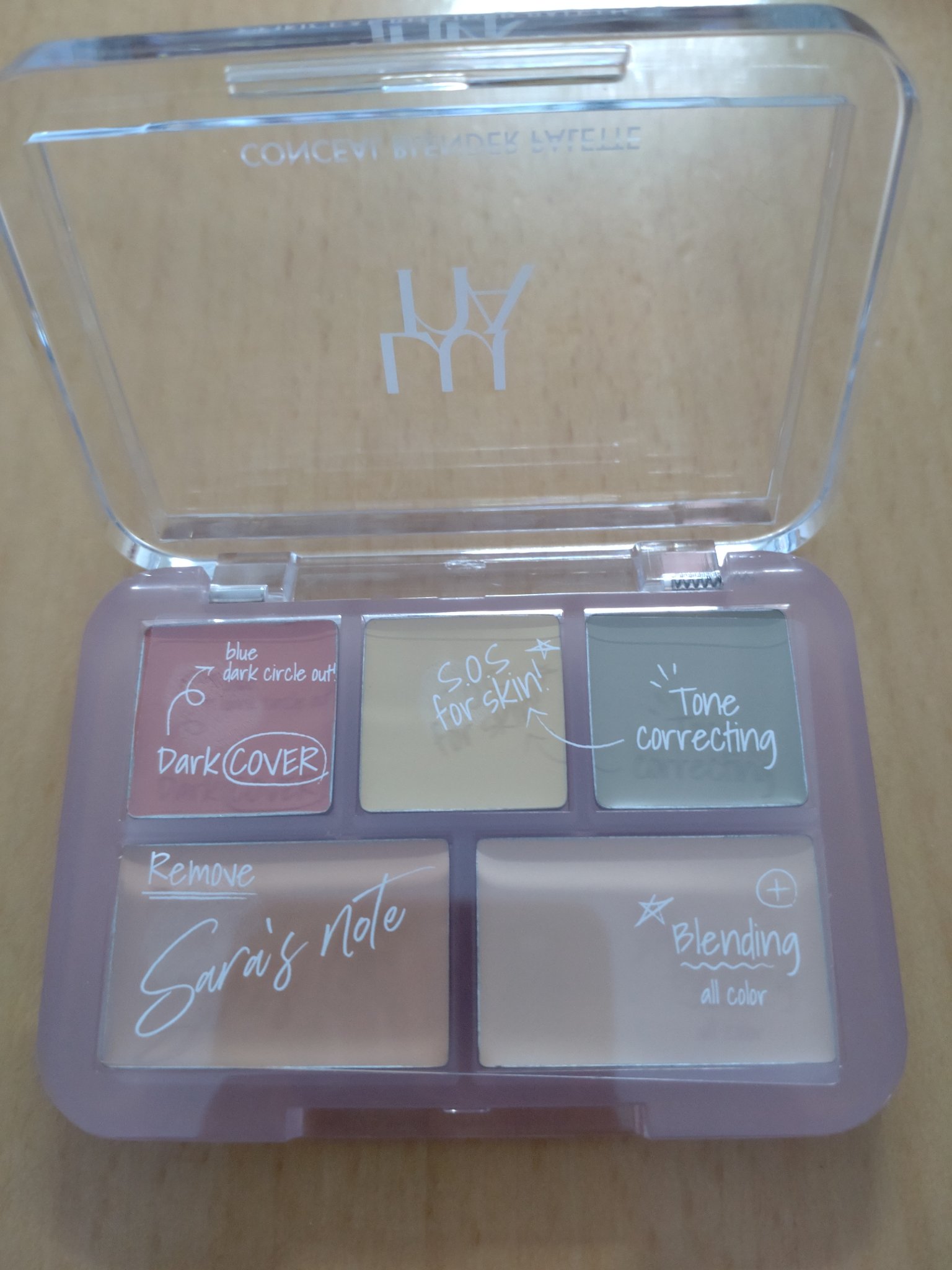 コンシールブレンダーパレット/LUNA/パレットコンシーラーを使ったクチコミ（2枚目）