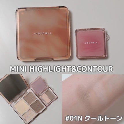JUDYDOLL メリハリマスターパレット/JUDYDOLL/パウダーハイライトを使ったクチコミ(2枚目)