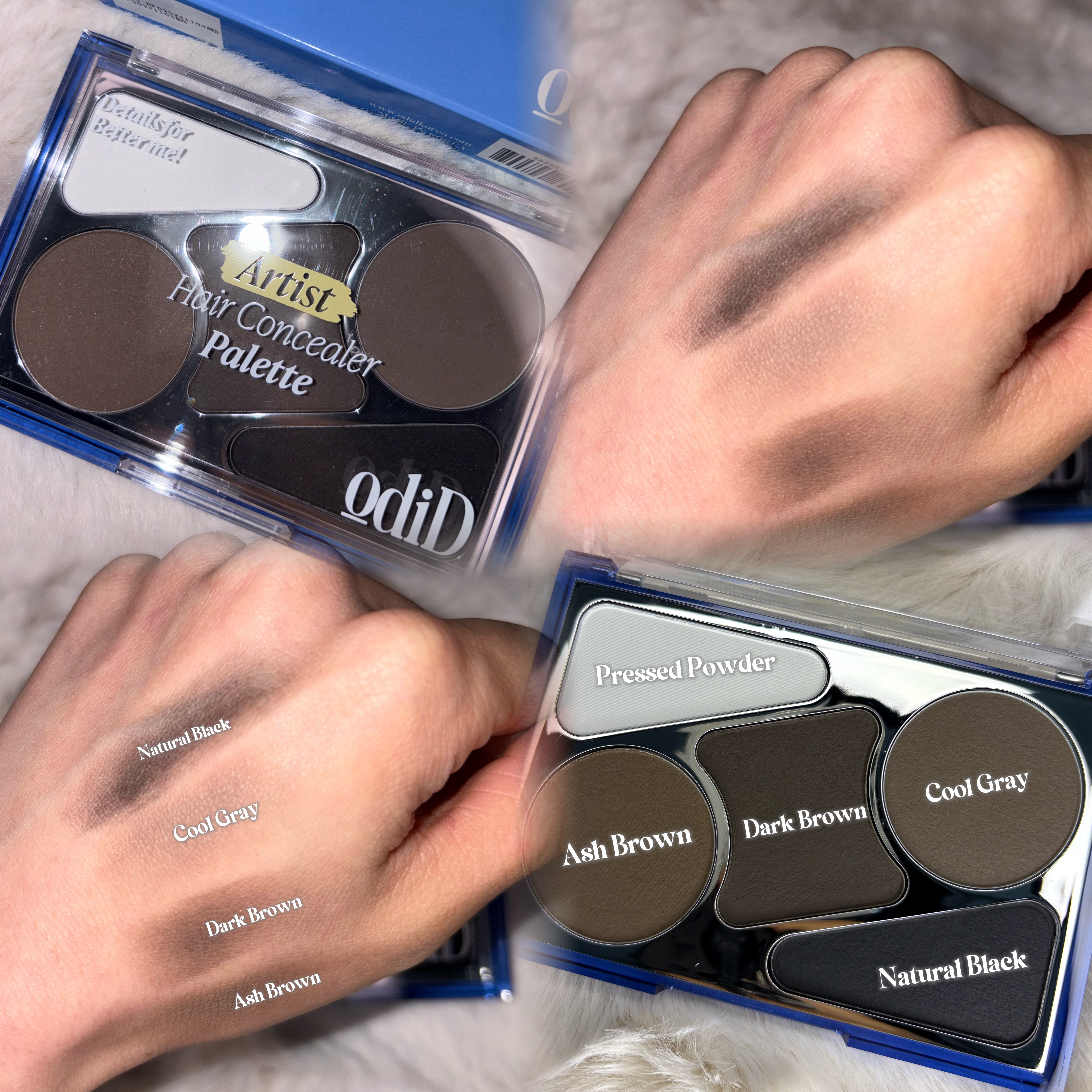  ヘアコンシーラーパレット&アーティスト デュアルブラシ/odiD/その他スタイリングを使ったクチコミ（1枚目）