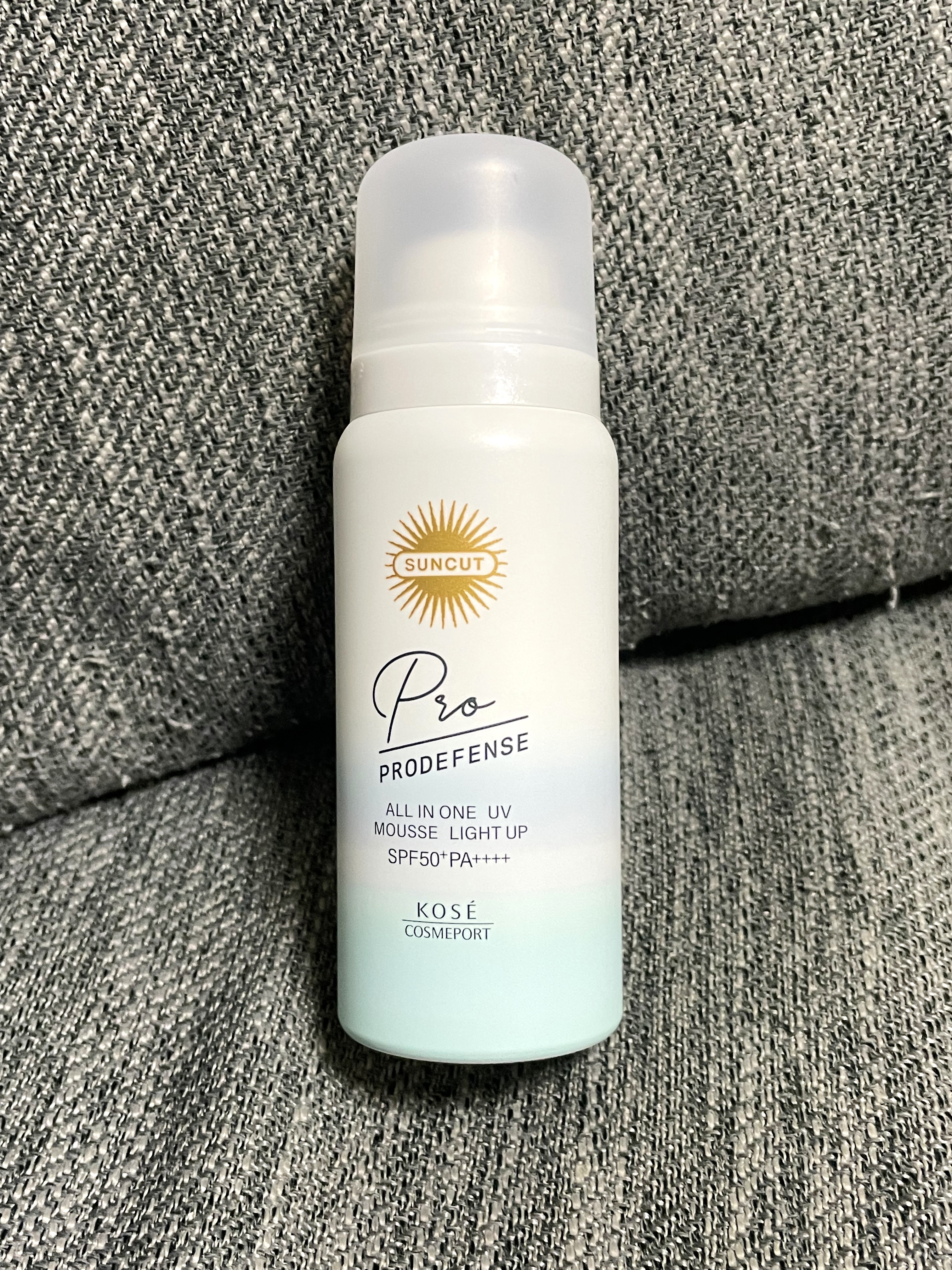 プロディフェンス オールインワンUV ムース（ライトアップ）/サンカット®/日焼け止めクリームを使ったクチコミ（1枚目）